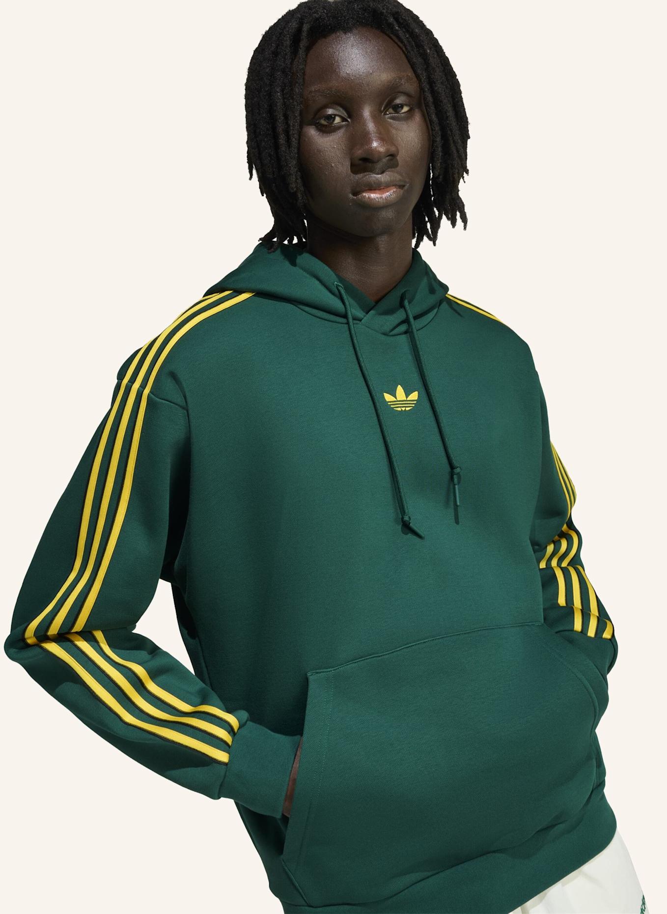 adidas Originals TIPPED STRIPES HOODIE: GRÜN