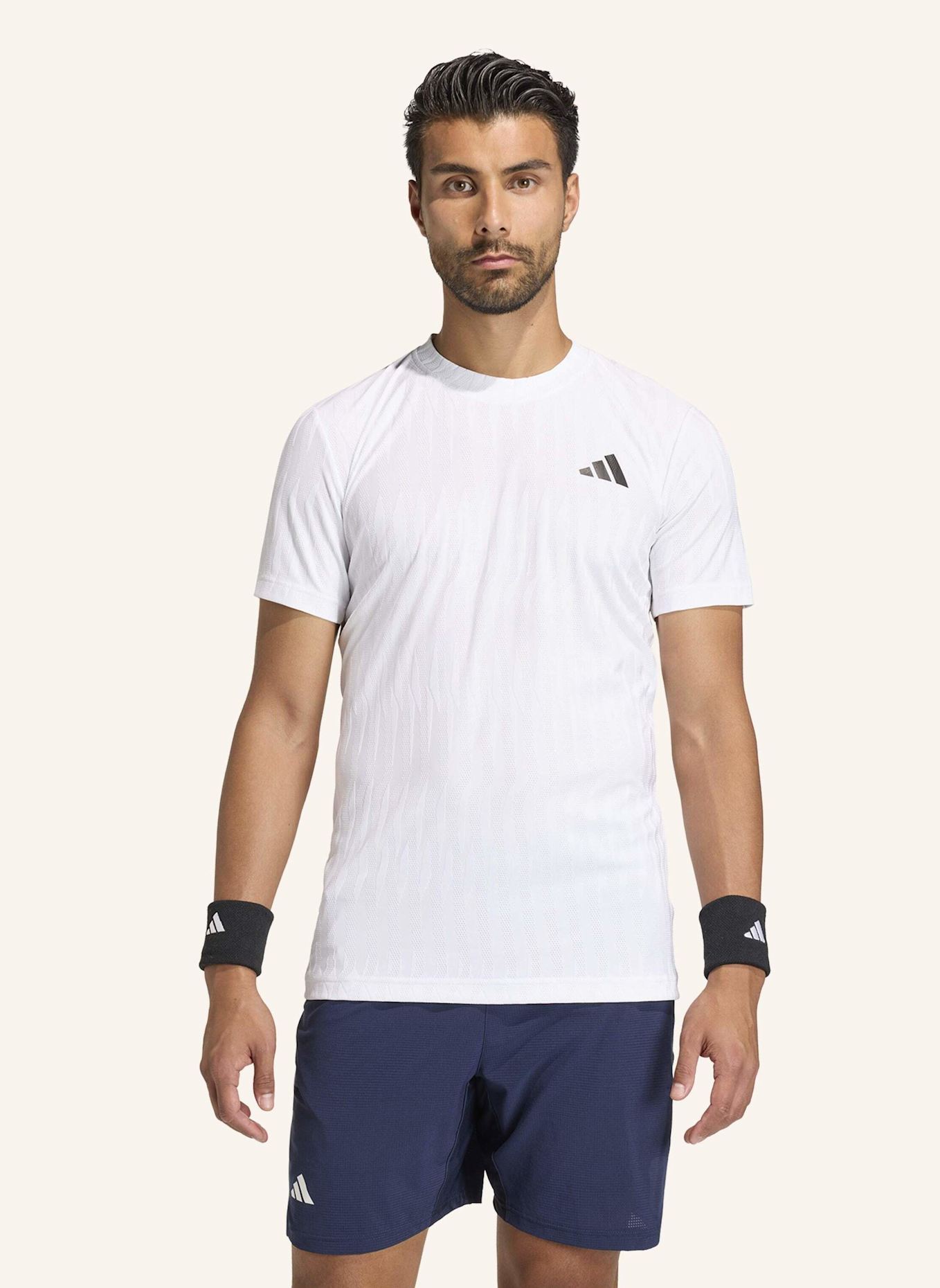adidas TENNIS CLIMACOOL+ AIRCHILL FREELIFT T-SHIRT: WEISS