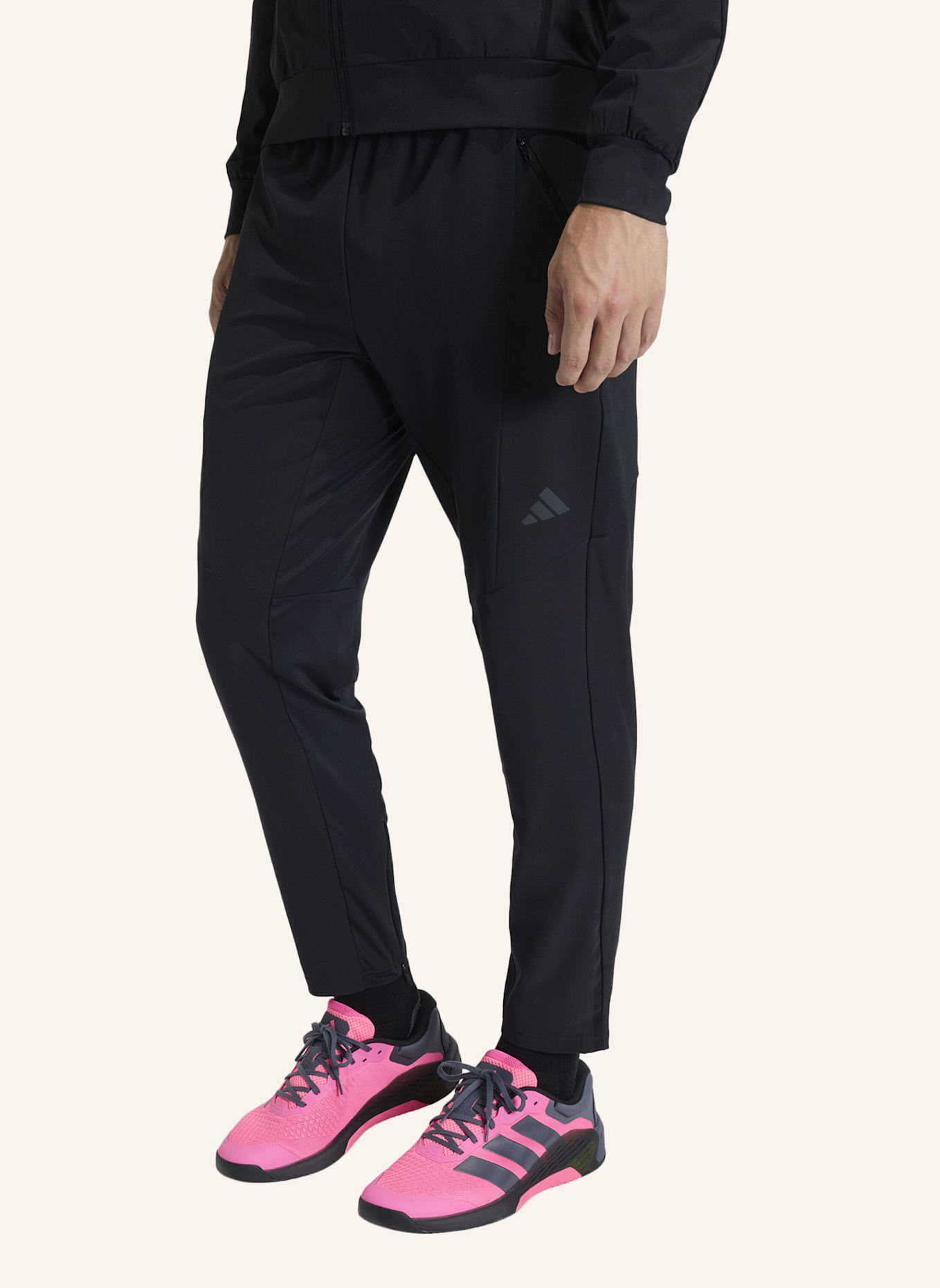 adidas D4T WORKOUT HOSE: SCHWARZ