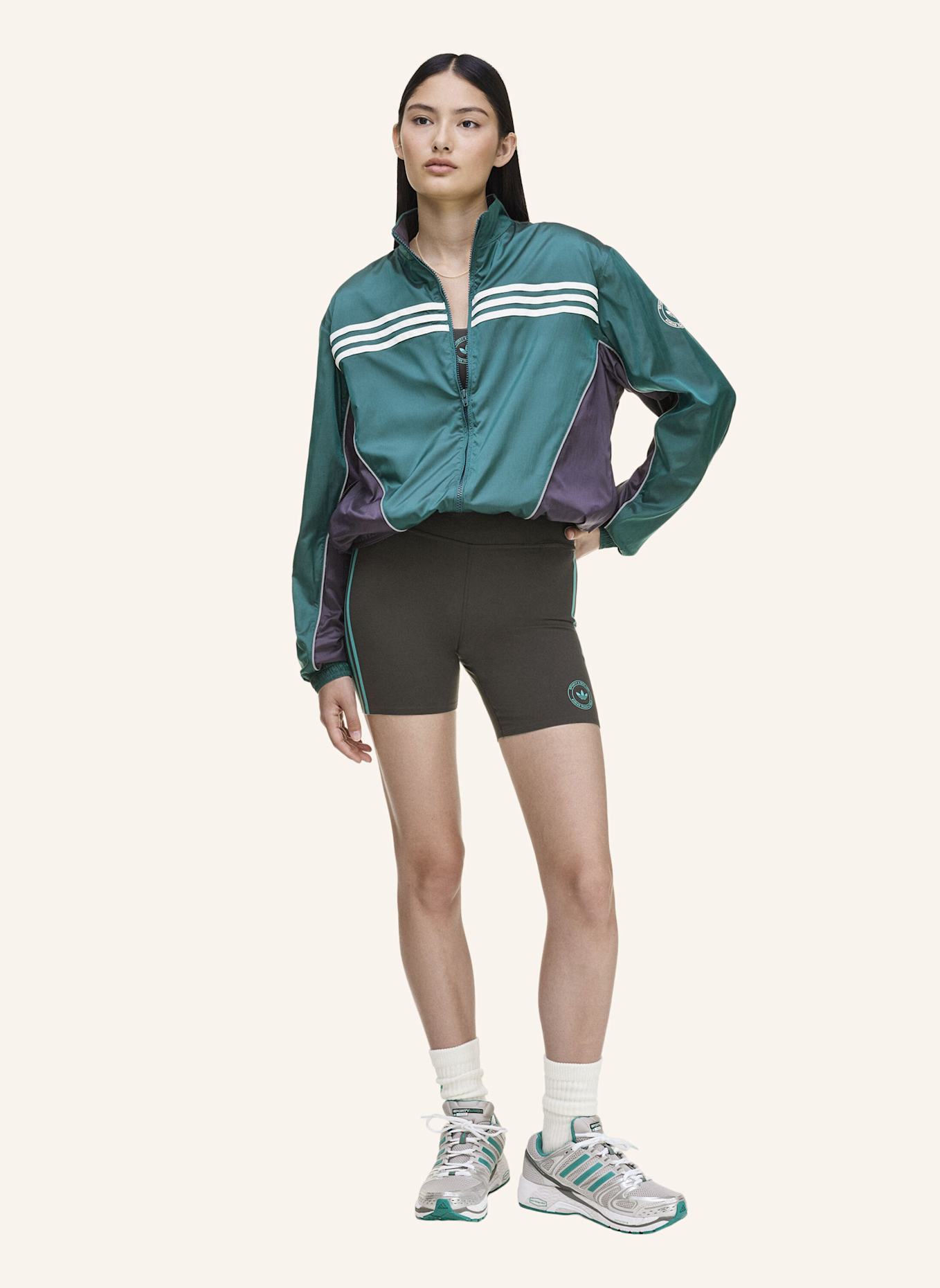adidas Originals SPORTY & RICH WINDBREAKER: GRÜN