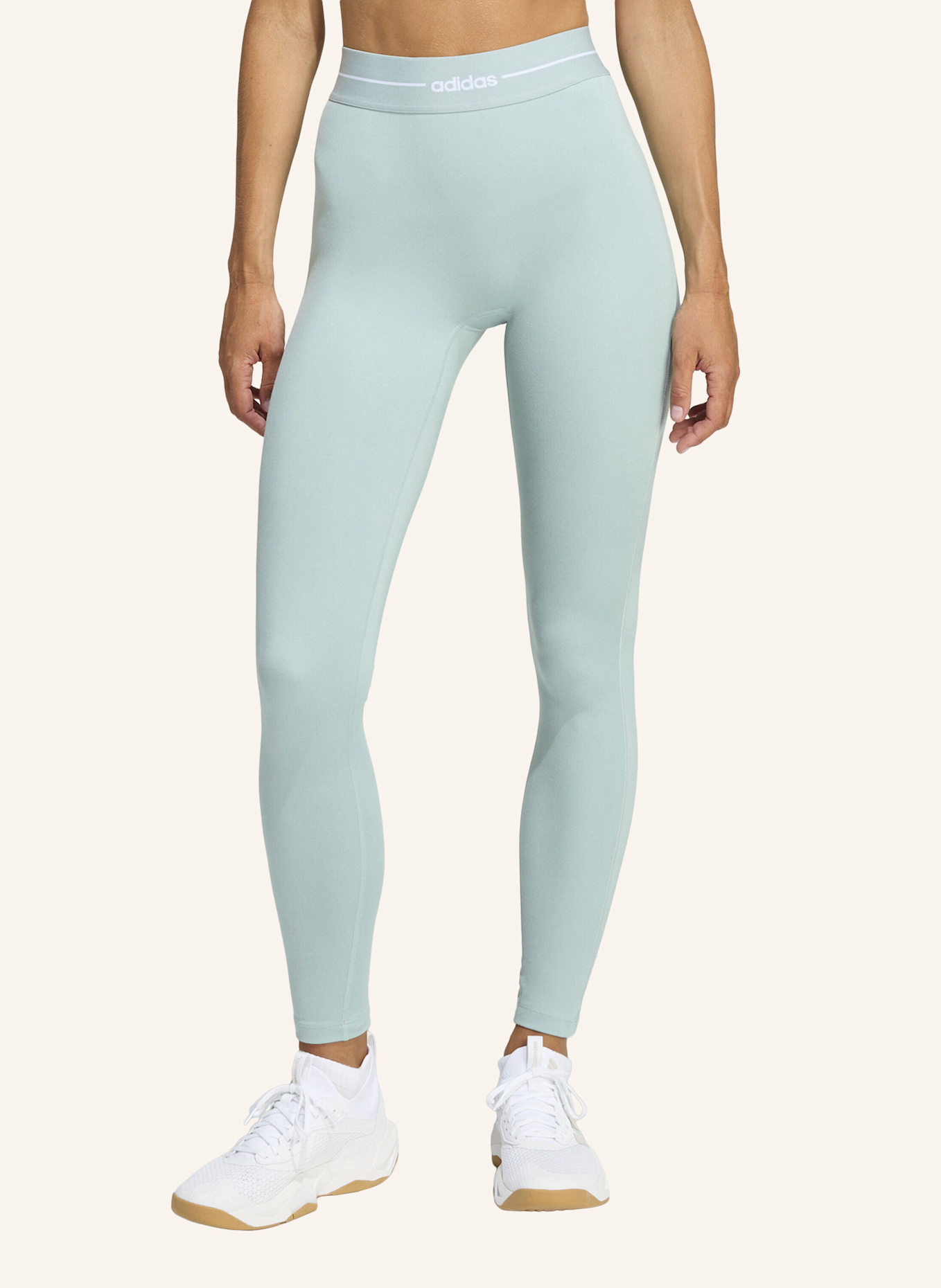 adidas HYPERGLAM FULL LENGTH LEGGINGS: GRÜN