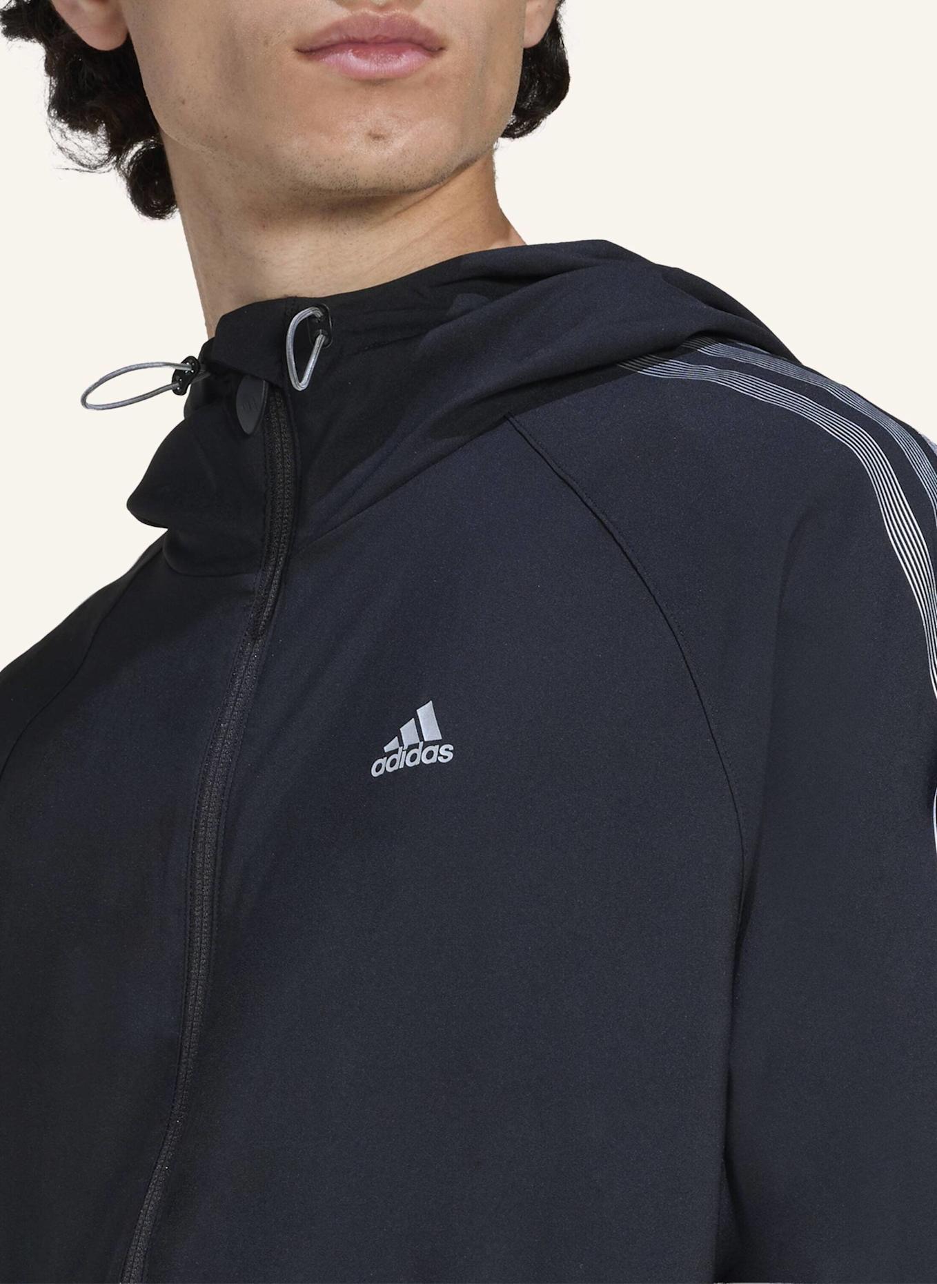 adidas Originals STRIPED REGULAR WINDRUNNER JACKE.: SCHWARZ