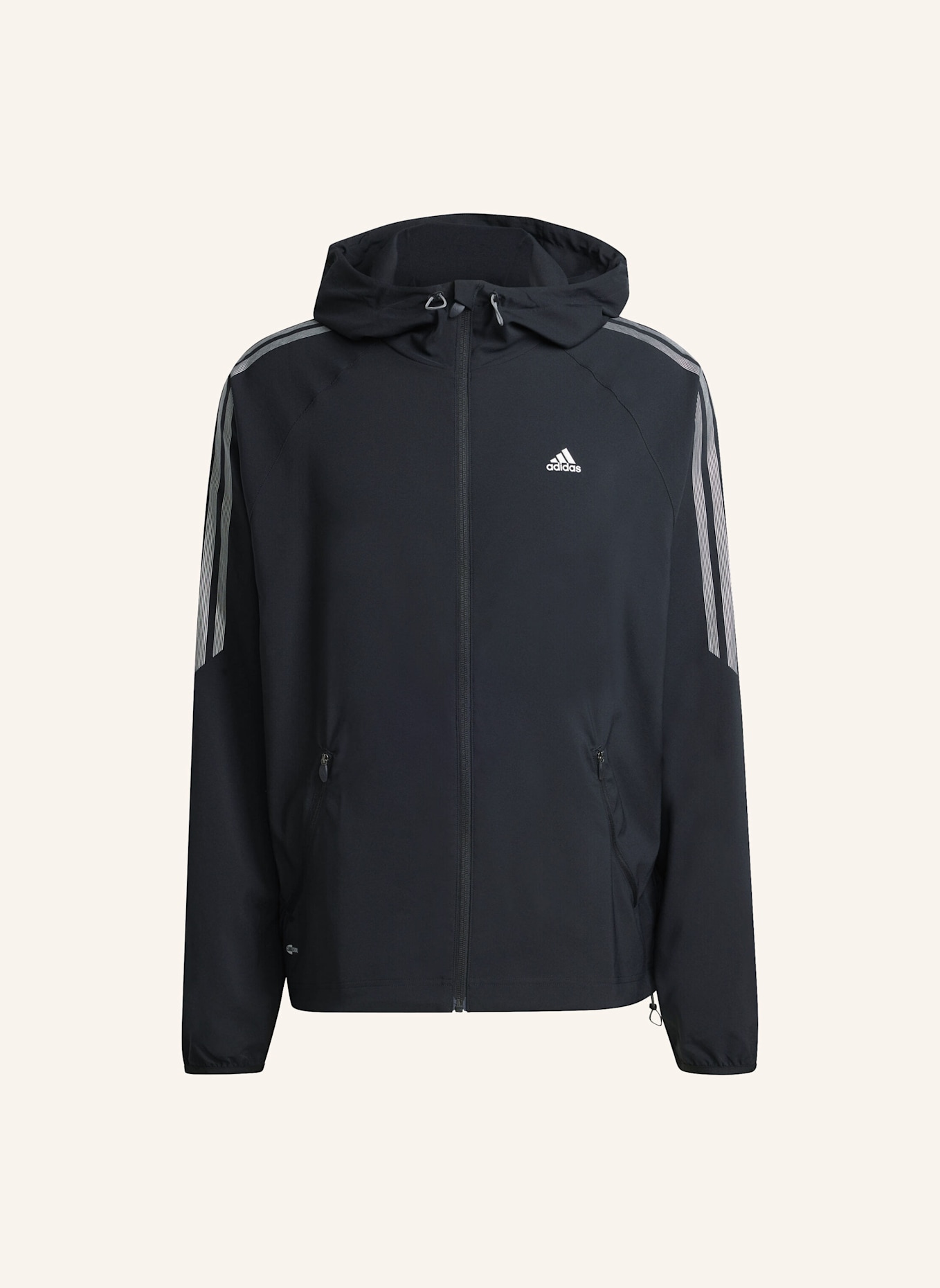 adidas Originals STRIPED REGULAR WINDRUNNER JACKE.: SCHWARZ