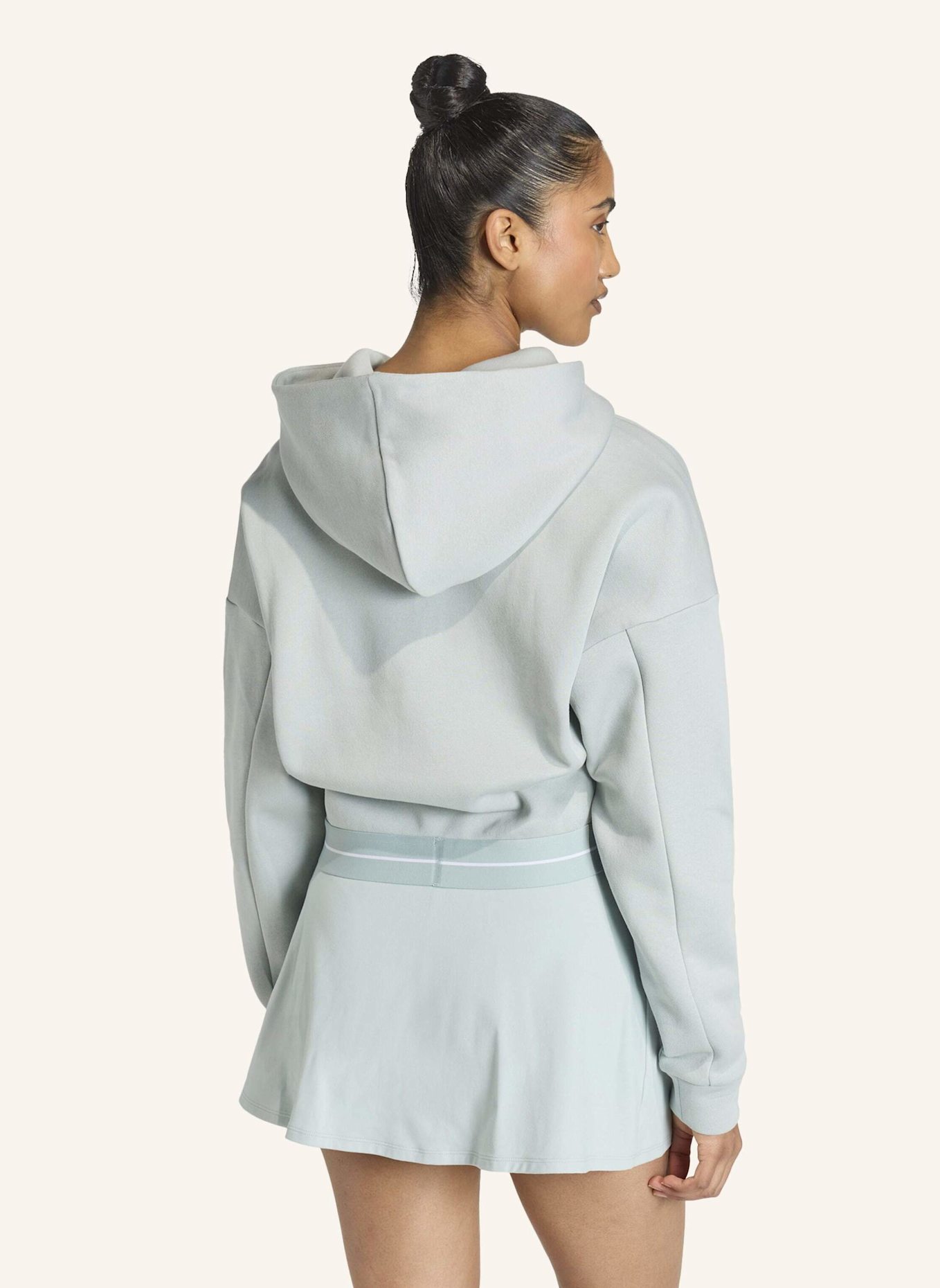 adidas HYPERGLAM CROPPED HOODIE: GRÜN