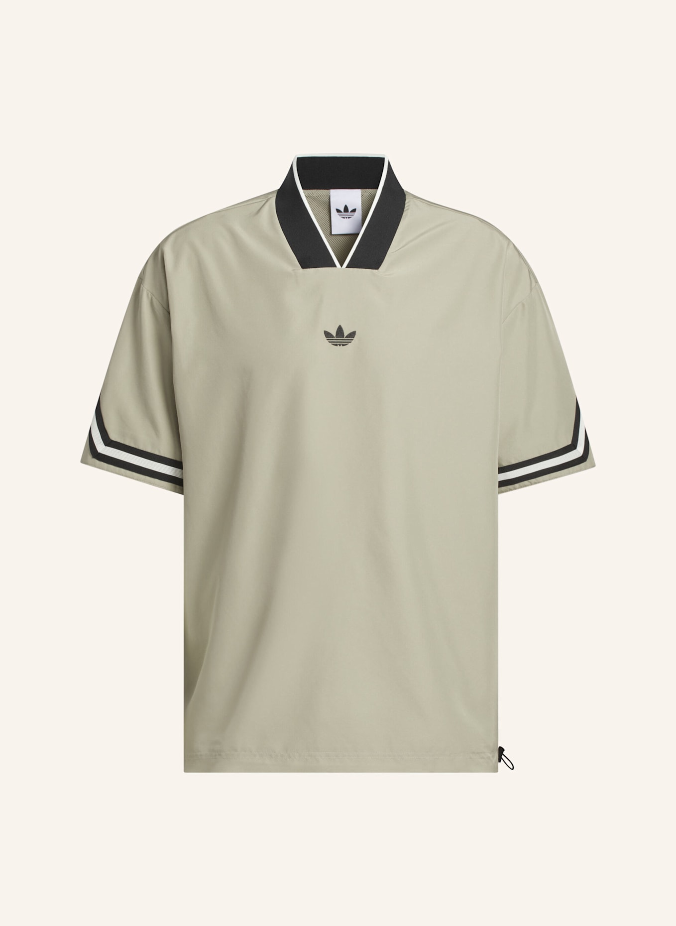 adidas Originals ORIGINALS BASKETBALL WARM-UP TOP: BRAUN