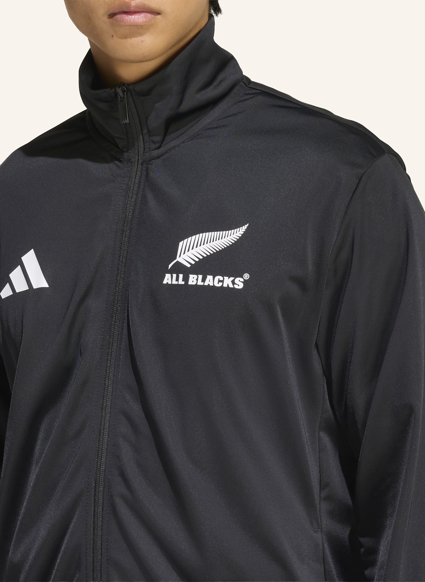 adidas ALL BLACKS X MARVEL TRACK TOP: SCHWARZ