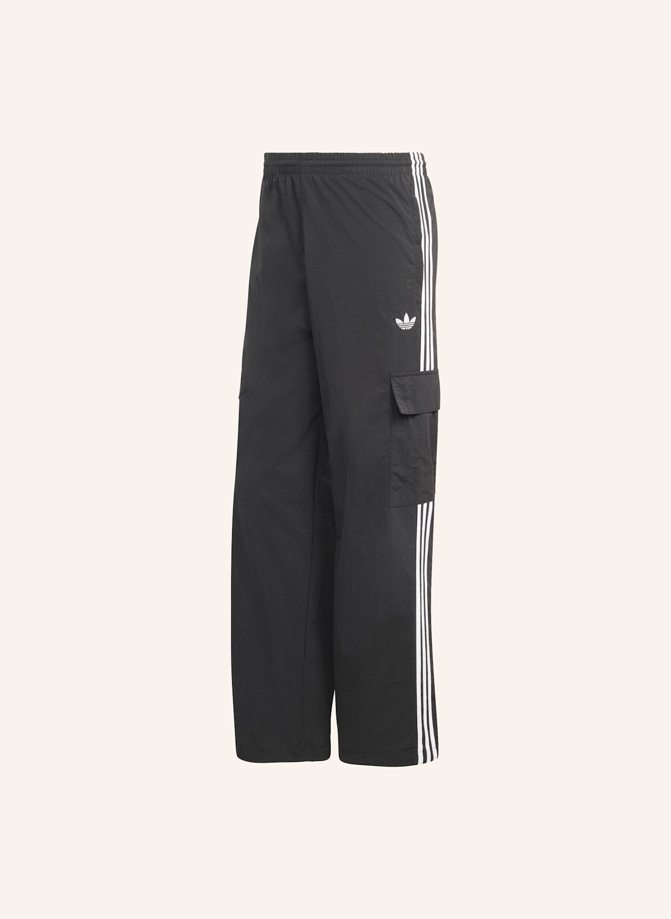 adidas Originals ADICOLOR CLASSICS 3-STREIFEN CARGOHOSE: SCHWARZ