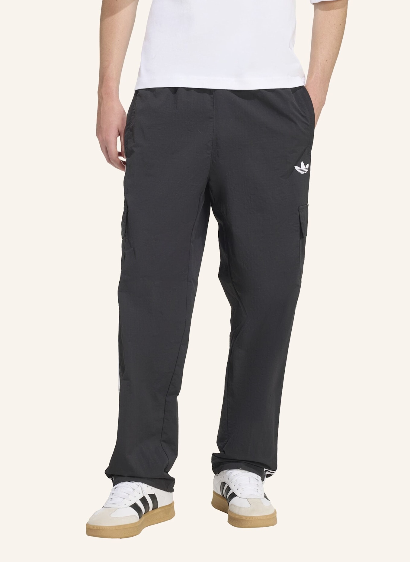 adidas Originals ADICOLOR CLASSICS 3-STREIFEN CARGOHOSE: SCHWARZ