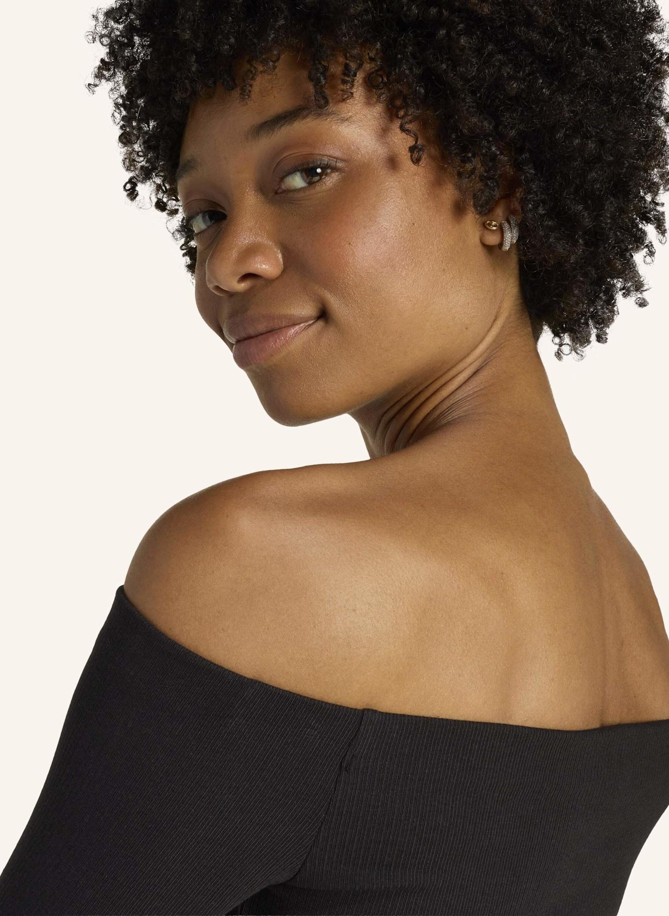 adidas Originals Off-Shoulder-Shirt ESSENTIALS: SCHWARZ