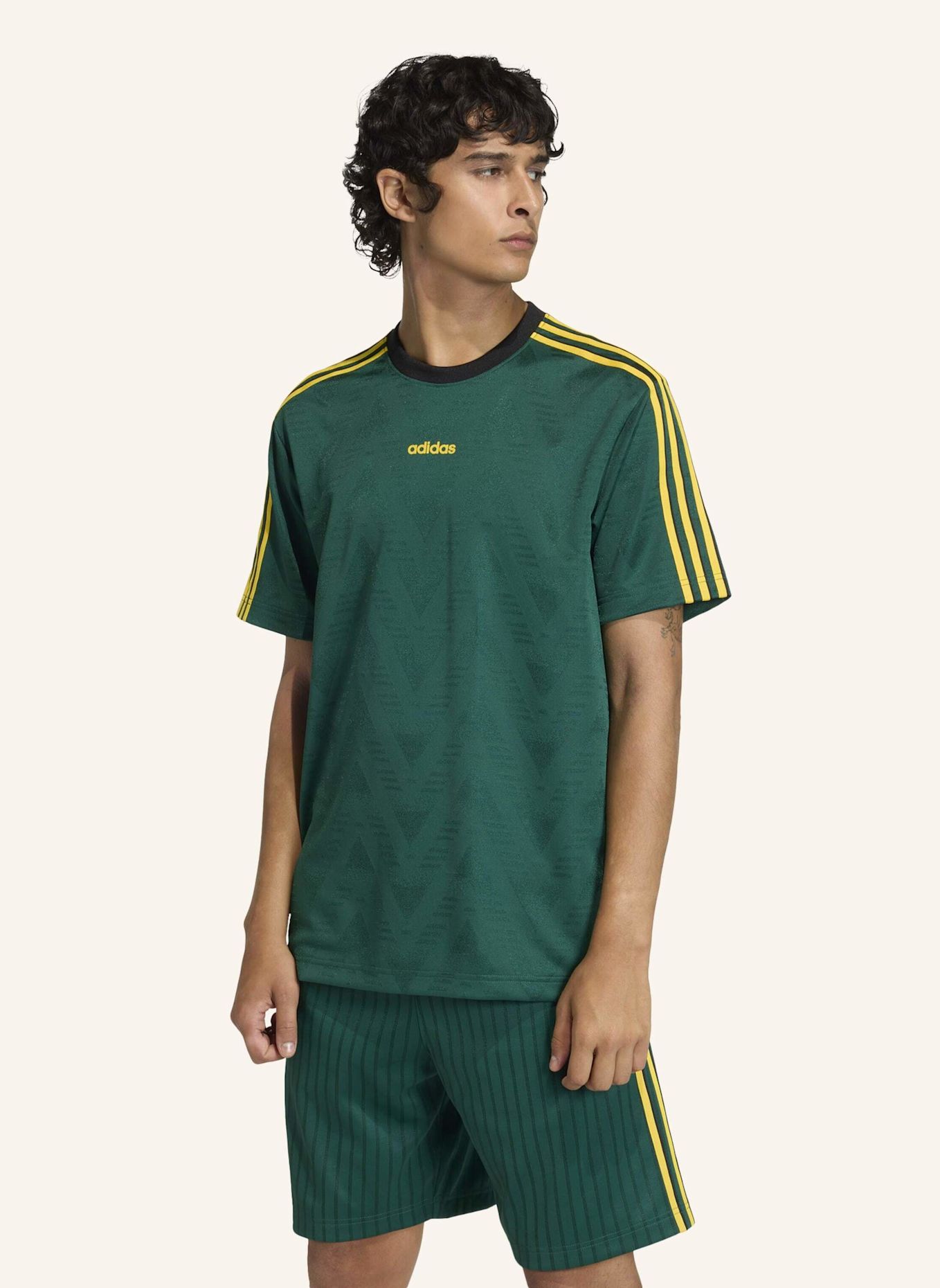 adidas Originals BRUISED BANANA JACQUARD JERSEY: GRÜN