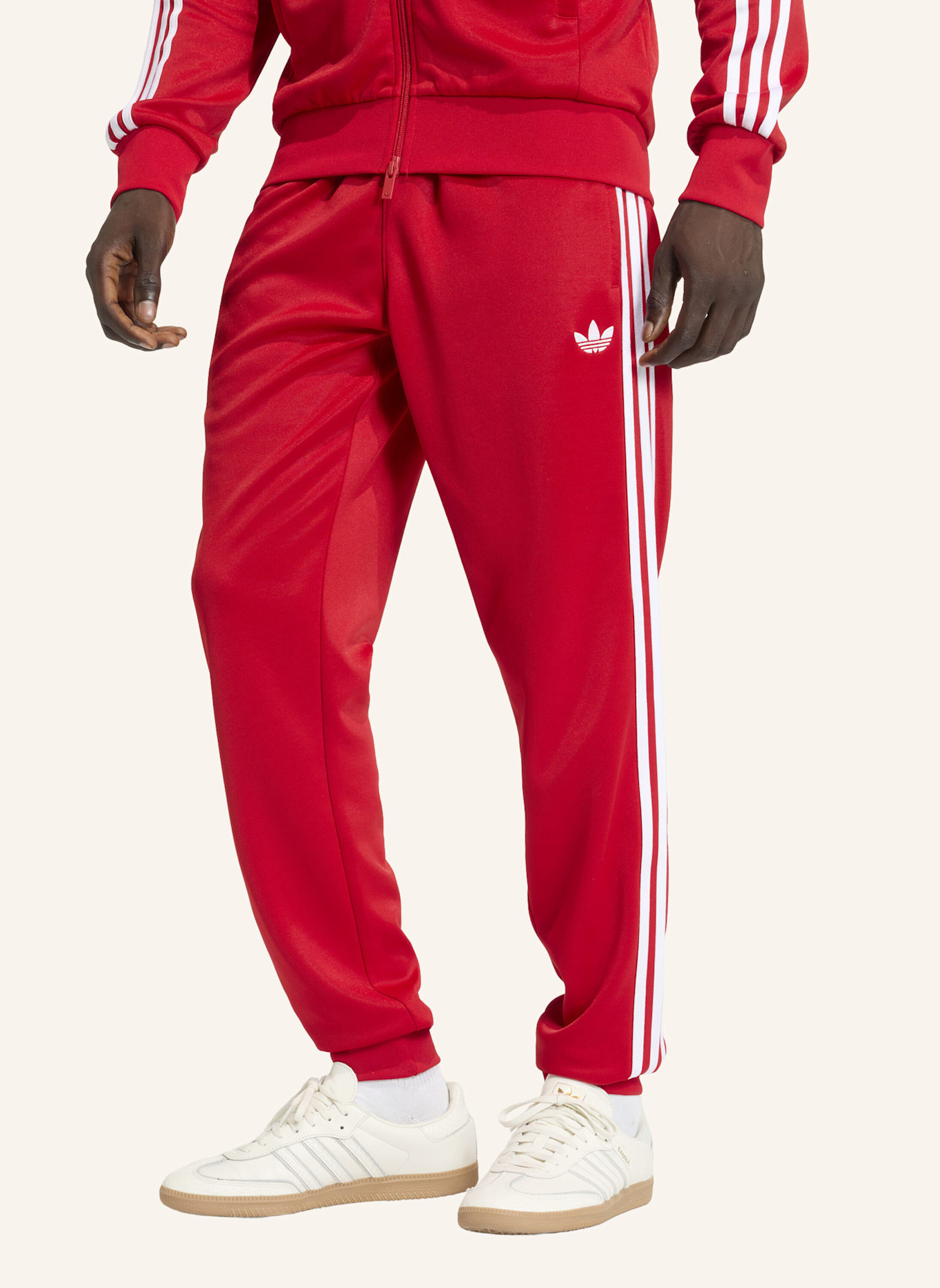 adidas Originals SST TRAININGSHOSE: ROT