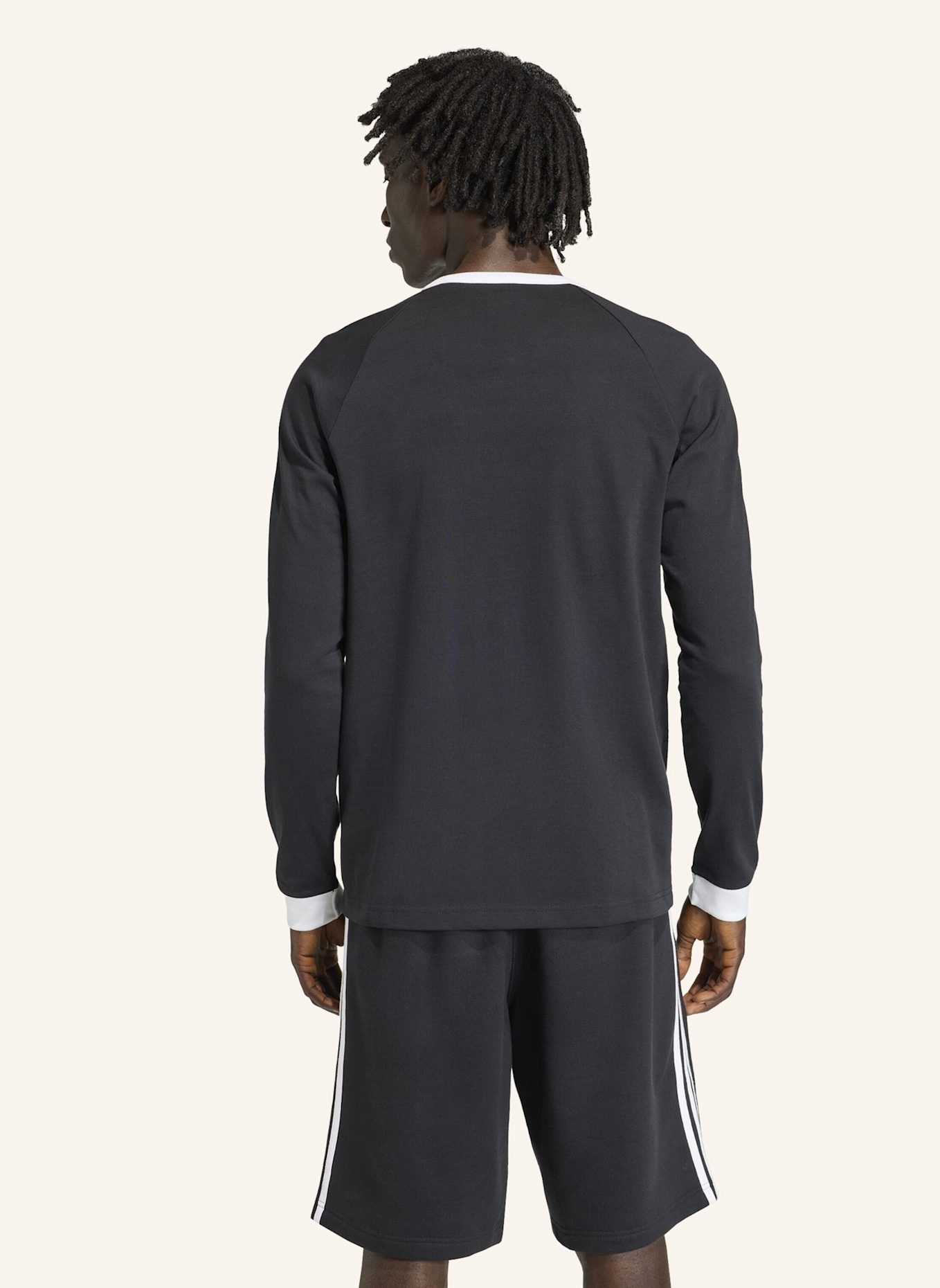 adidas Originals Longsleeve 3STREIFEN: SCHWARZ