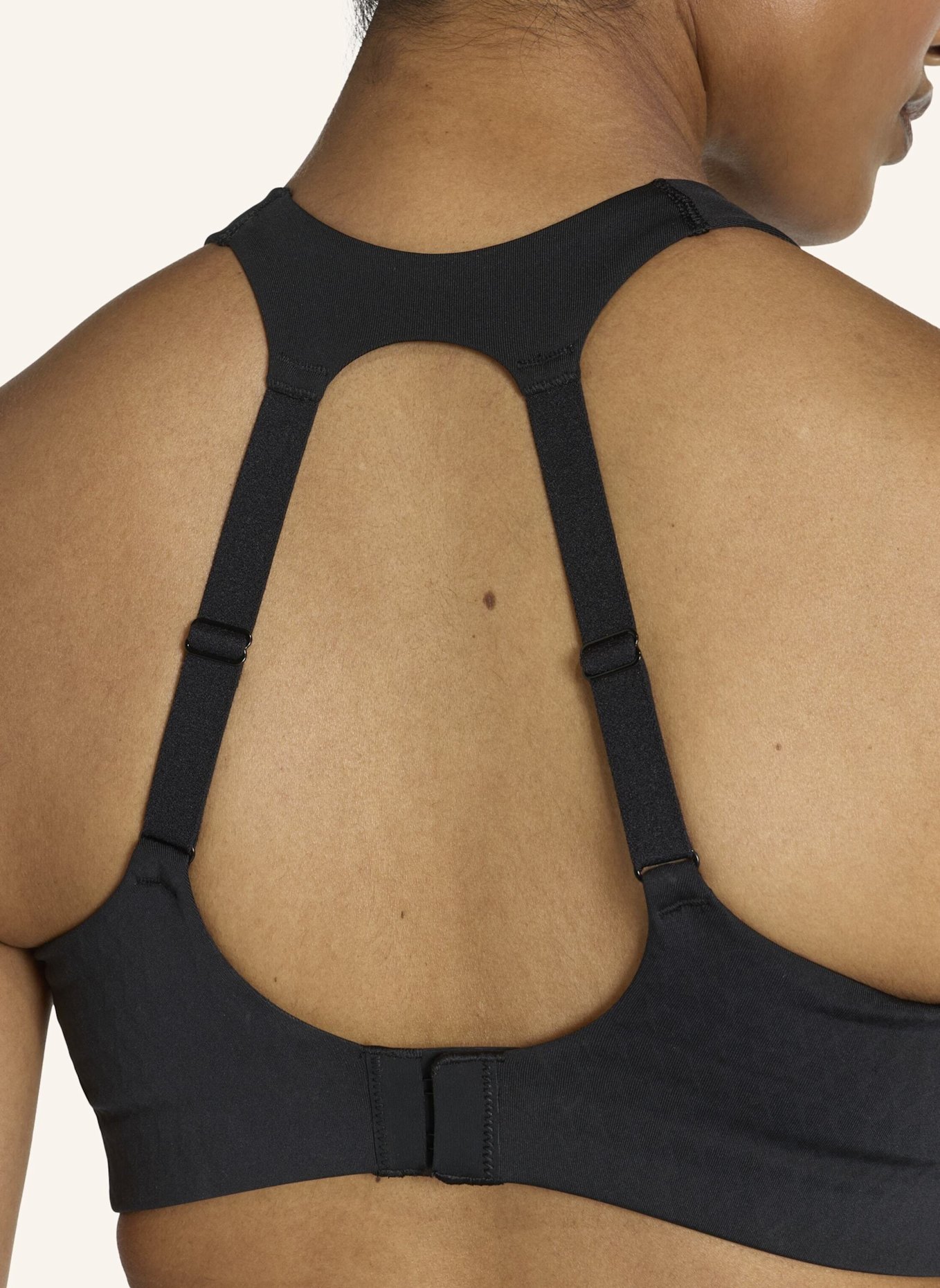 adidas Sport-BH OPTIME POWER: SCHWARZ