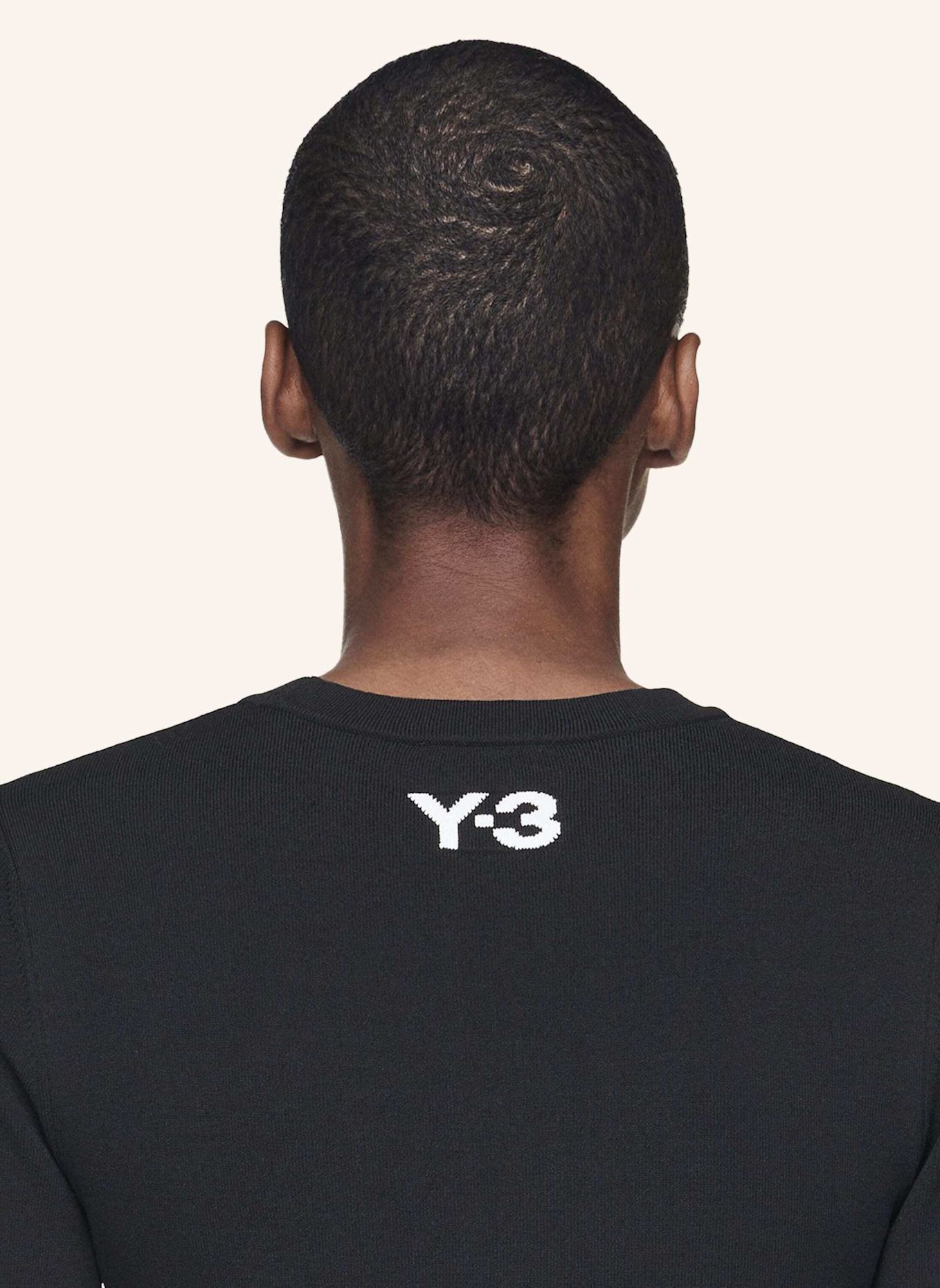 Y-3 Y-3 3-STREIFEN LONGSLEEVE: SCHWARZ