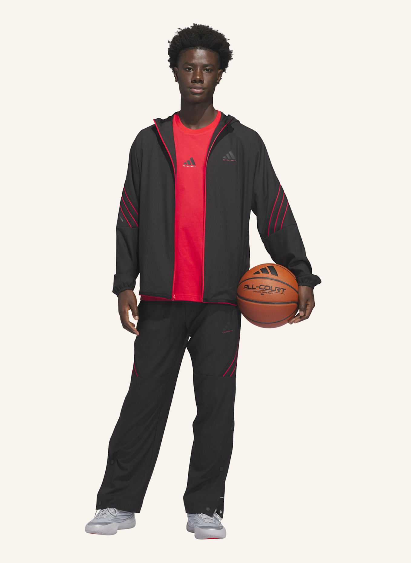 adidas ADIDAS CRAZY LITE JACKE: SCHWARZ