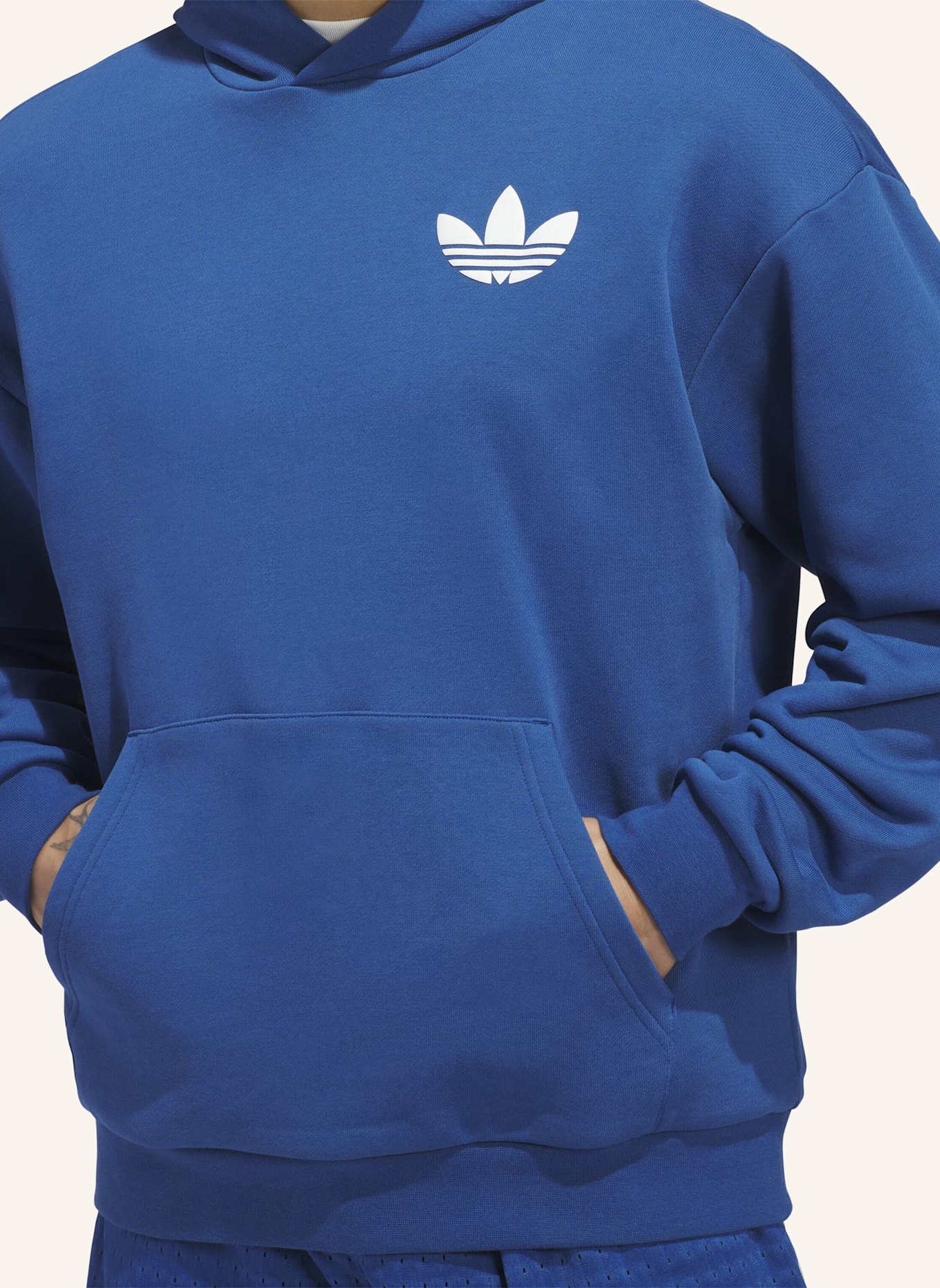 adidas Originals WORLD WIDE HOOPS HOODIE: BLAU