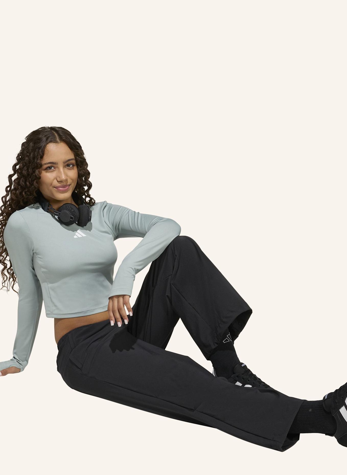 adidas FUTURE ICONS WIDE STRETCH WOVEN HOSE: SCHWARZ