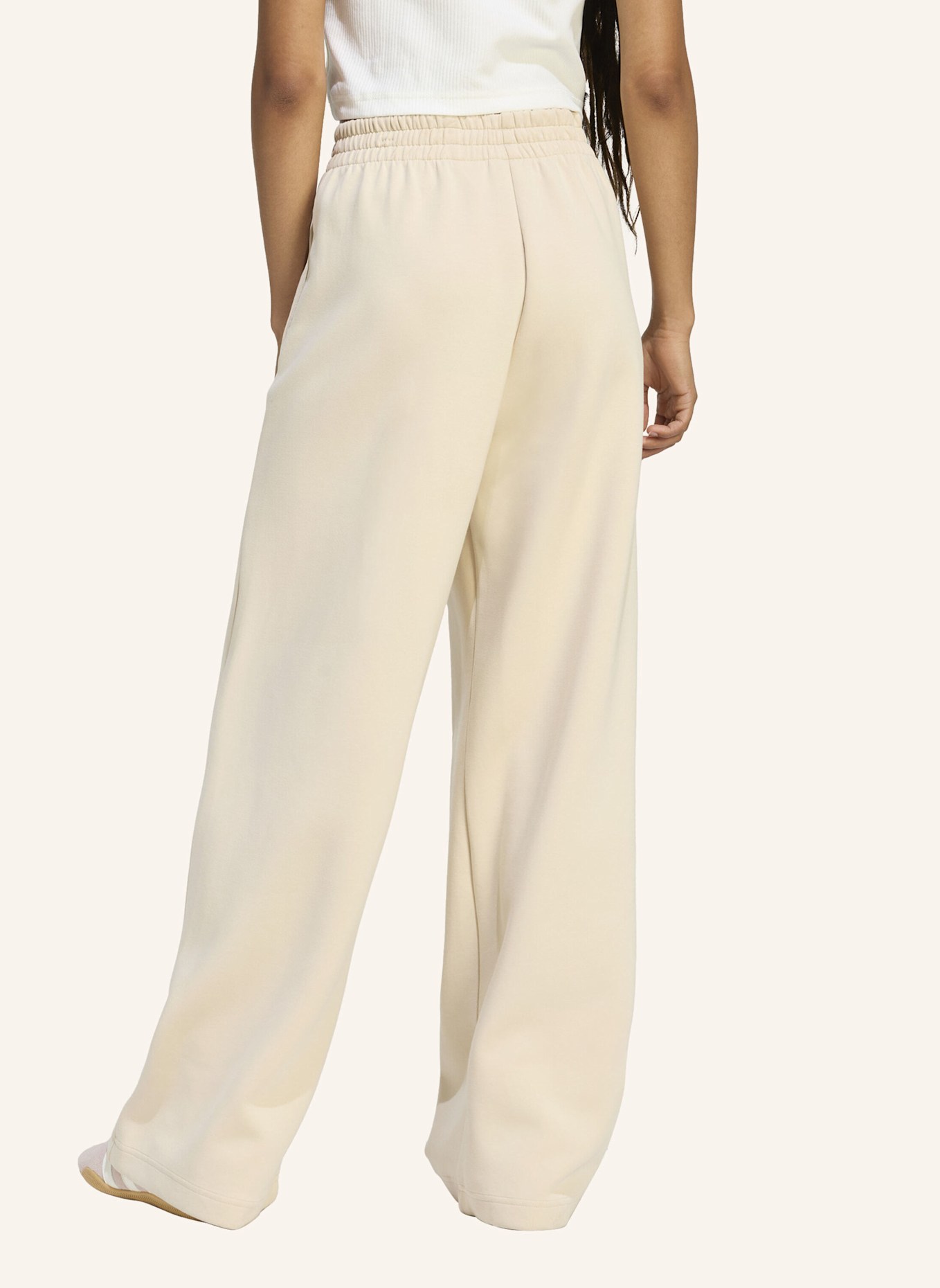 adidas Sweatpants SOFT LUX STRAIGHT LEG: BEIGE