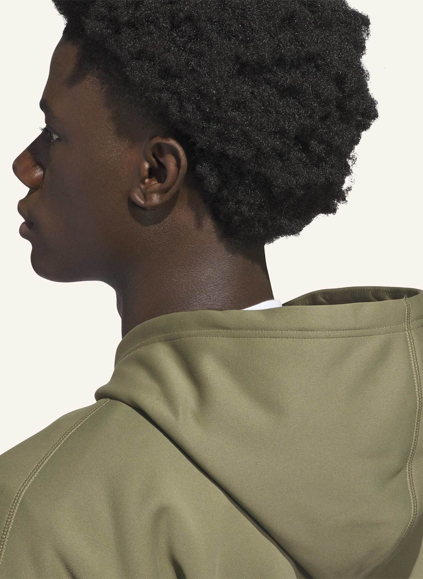 adidas ADIDAS CRAZY WARM FULLZIP HOODIE: GRÜN/ ORANGE