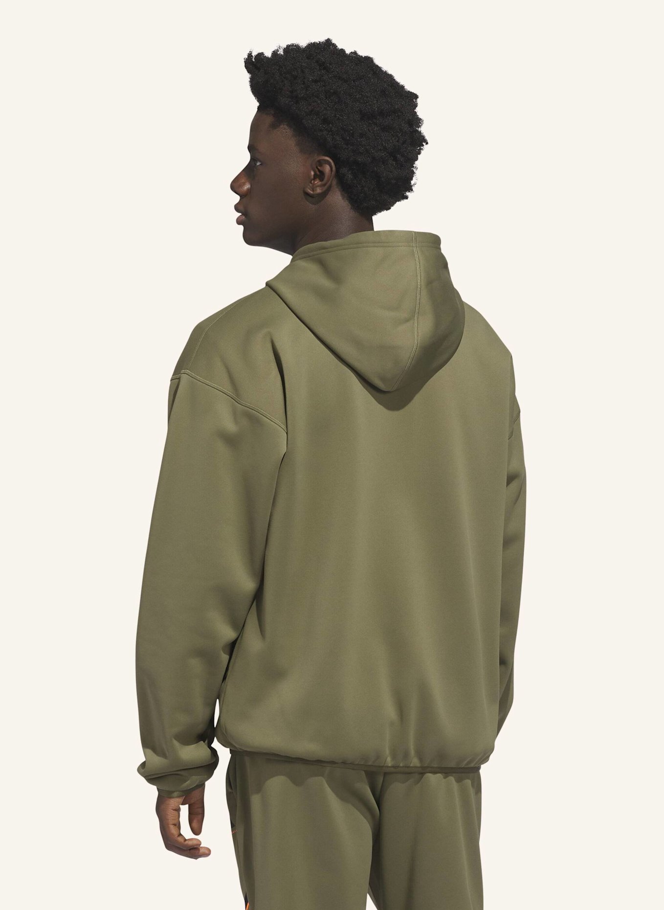 adidas ADIDAS CRAZY WARM FULLZIP HOODIE: GRÜN/ ORANGE