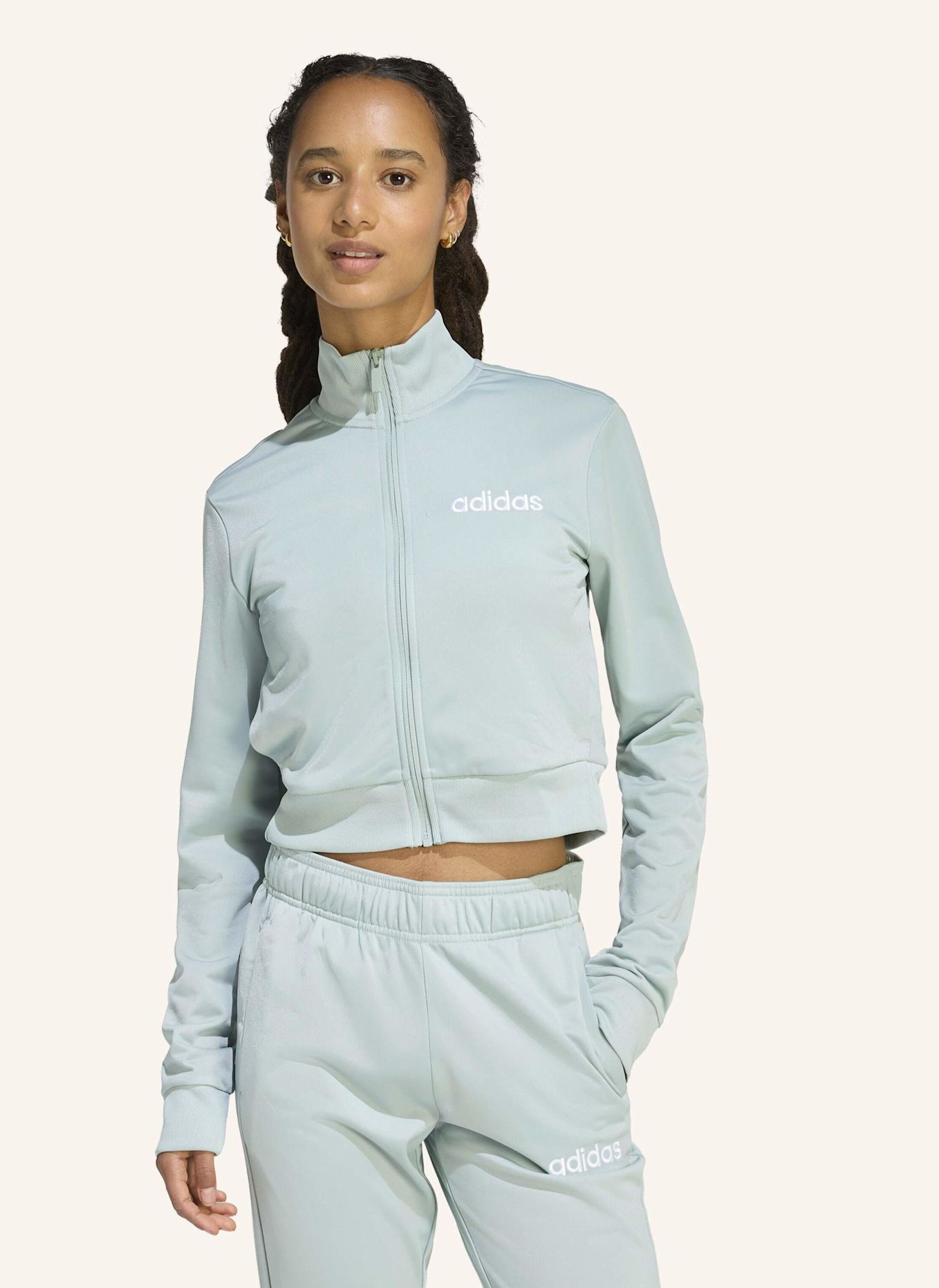 adidas GLAM TRAININGSANZUG: GRÜN