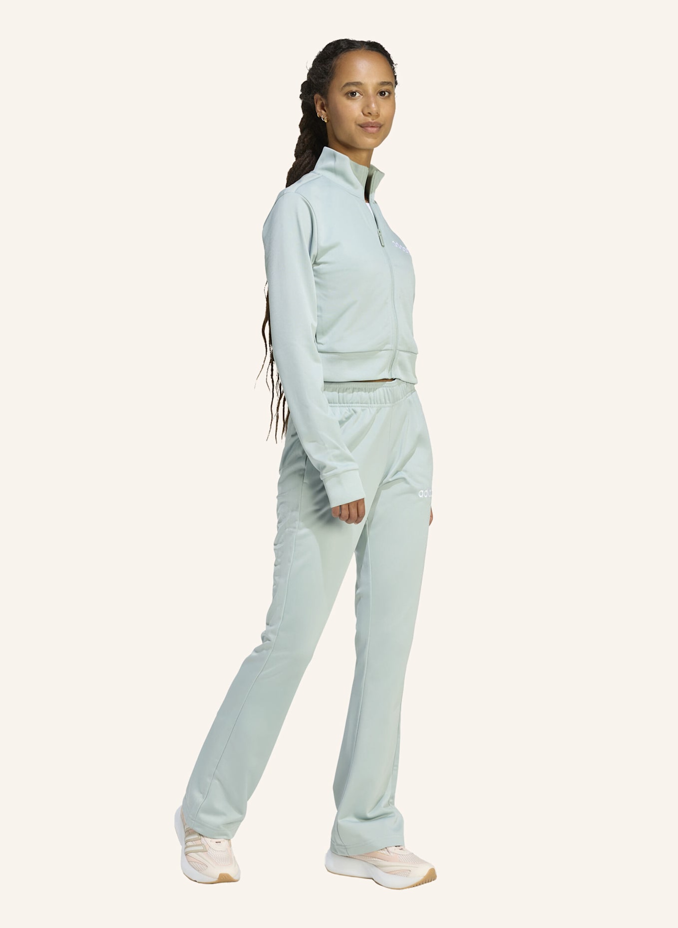 adidas GLAM TRAININGSANZUG: GRÜN