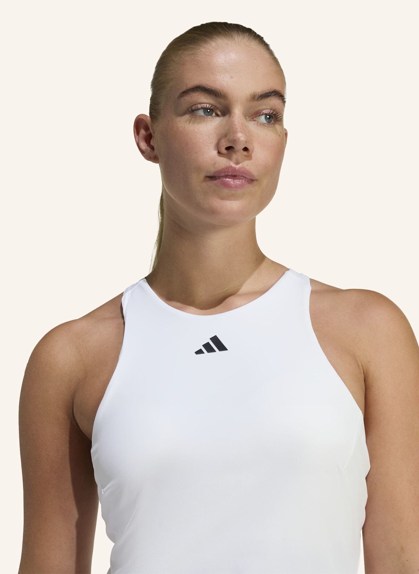 adidas TENNIS CLIMACOOL Y-TANK: WEISS