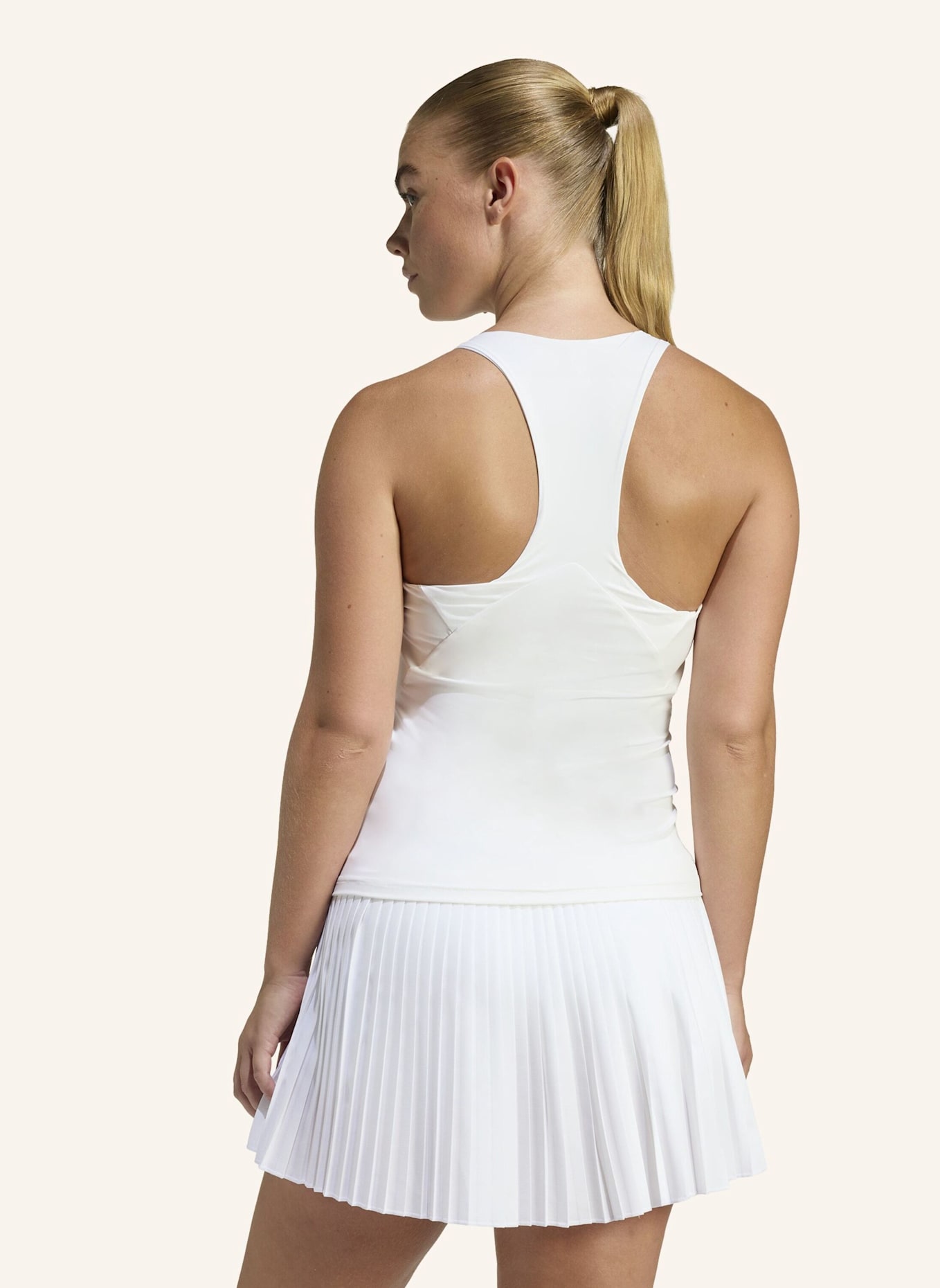 adidas TENNIS CLIMACOOL Y-TANK: WEISS