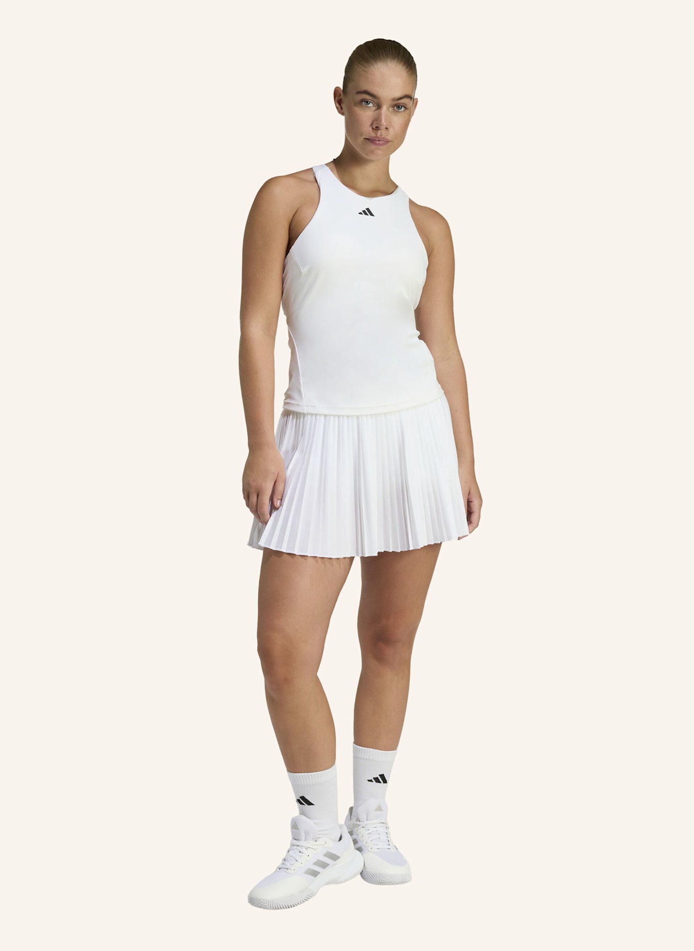 adidas TENNIS CLIMACOOL Y-TANK: WEISS