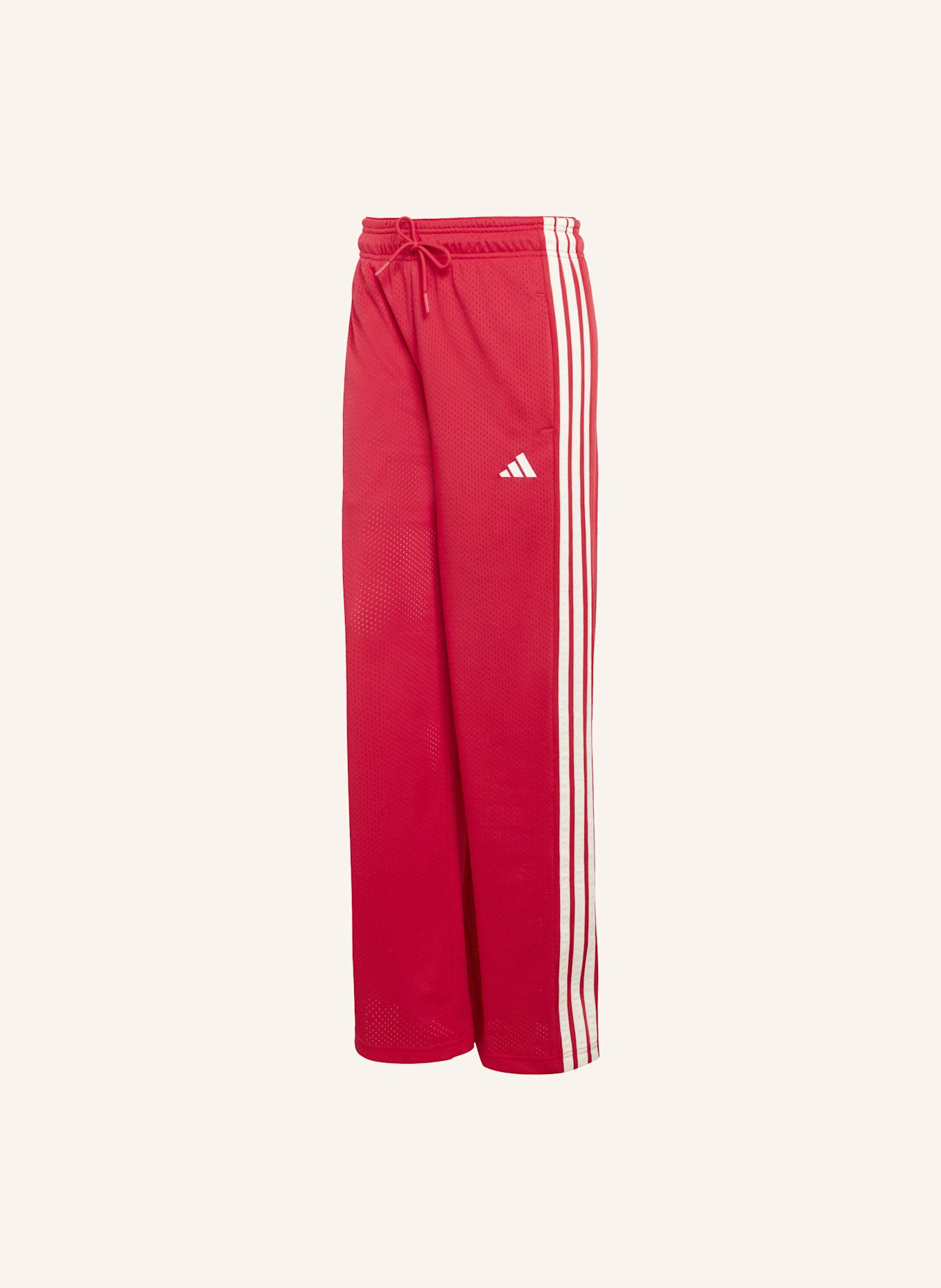 adidas STADIUM MESH HOSE: ROT/ WEISS/ BEIGE