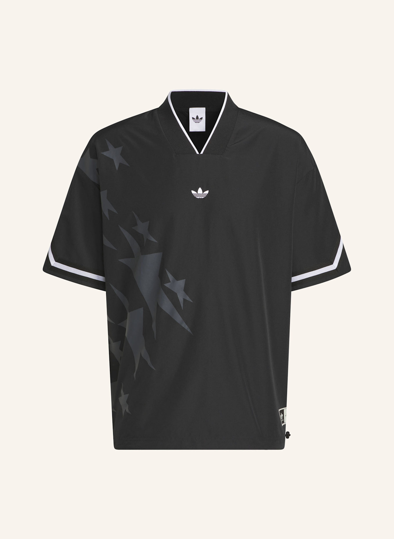 adidas Originals ORIGINALS BASKETBALL STAR WARM UP OBERTEIL: SCHWARZ