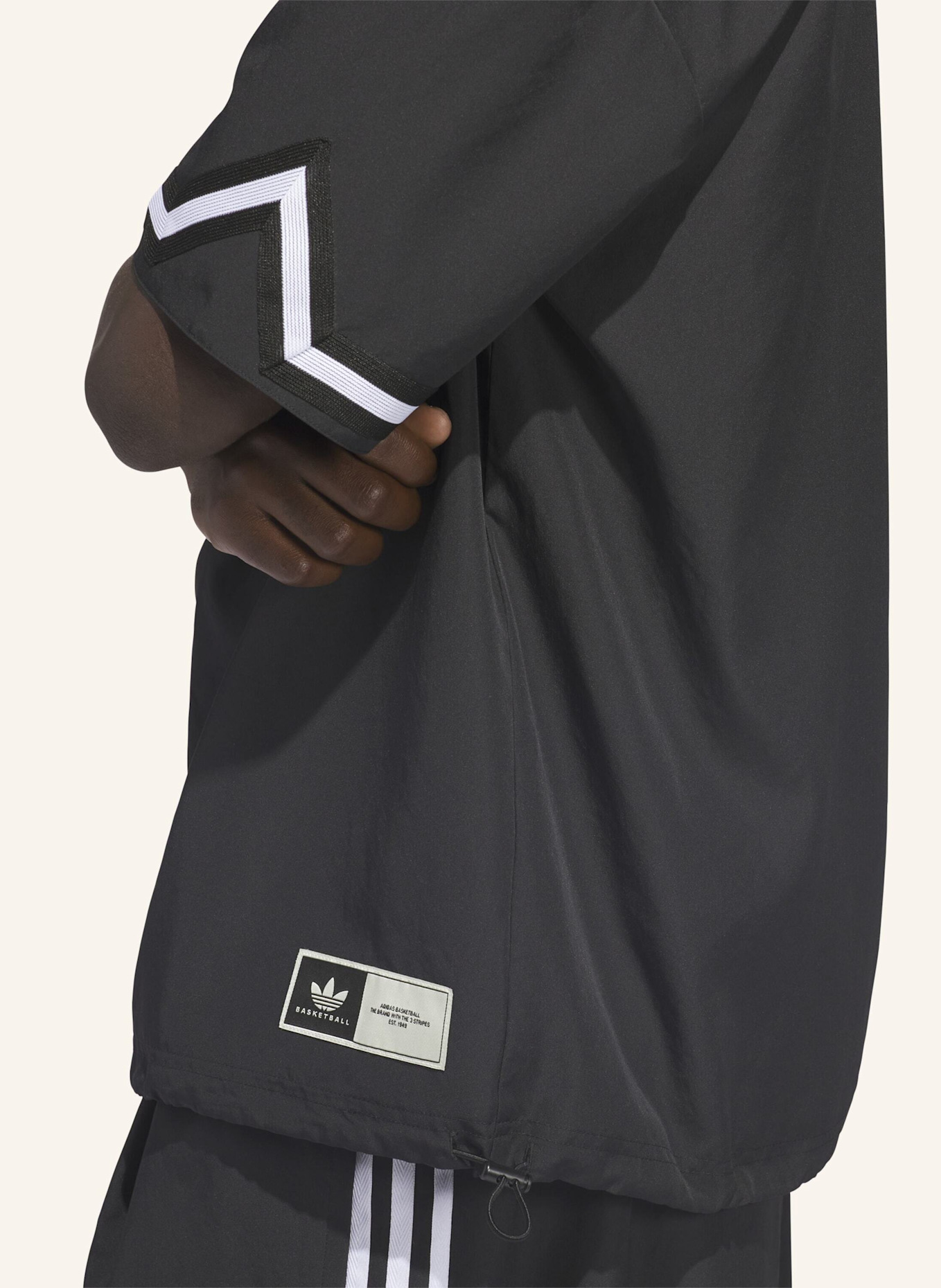 adidas Originals ORIGINALS BASKETBALL STAR WARM UP OBERTEIL: SCHWARZ