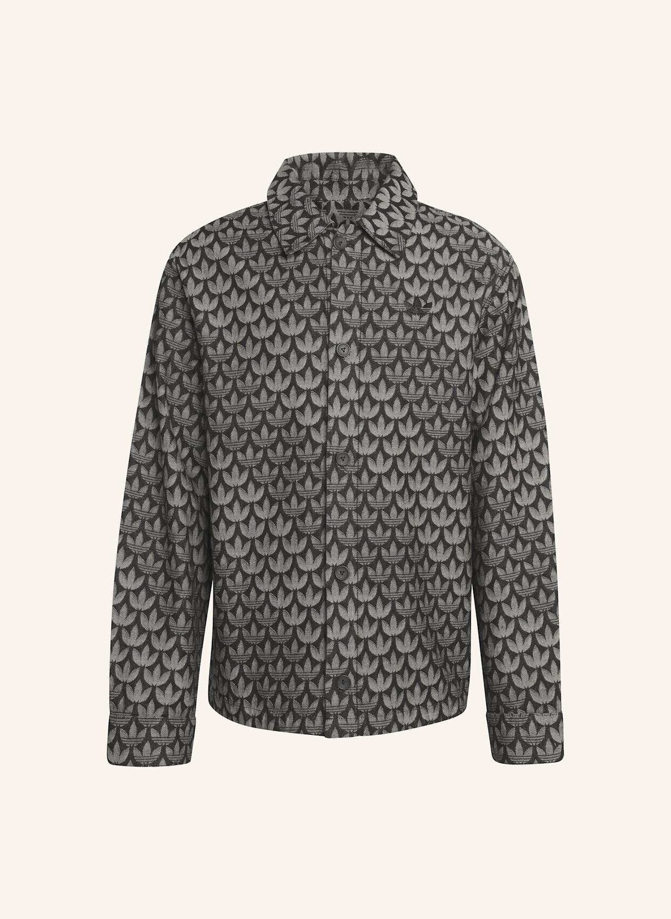 adidas Originals DENIM MONOGRAMM HEMD: SCHWARZ