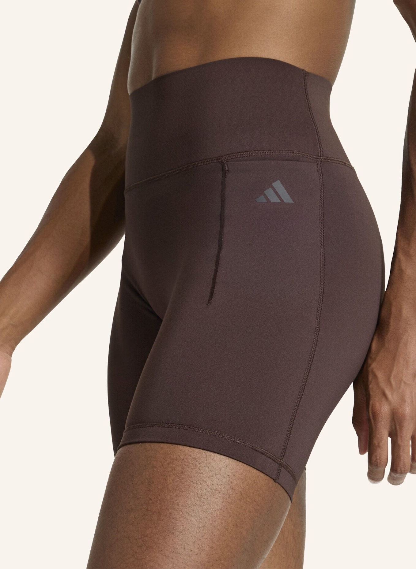 adidas Tights OPTIMÉ PRIMELIFT SHORT: BRAUN