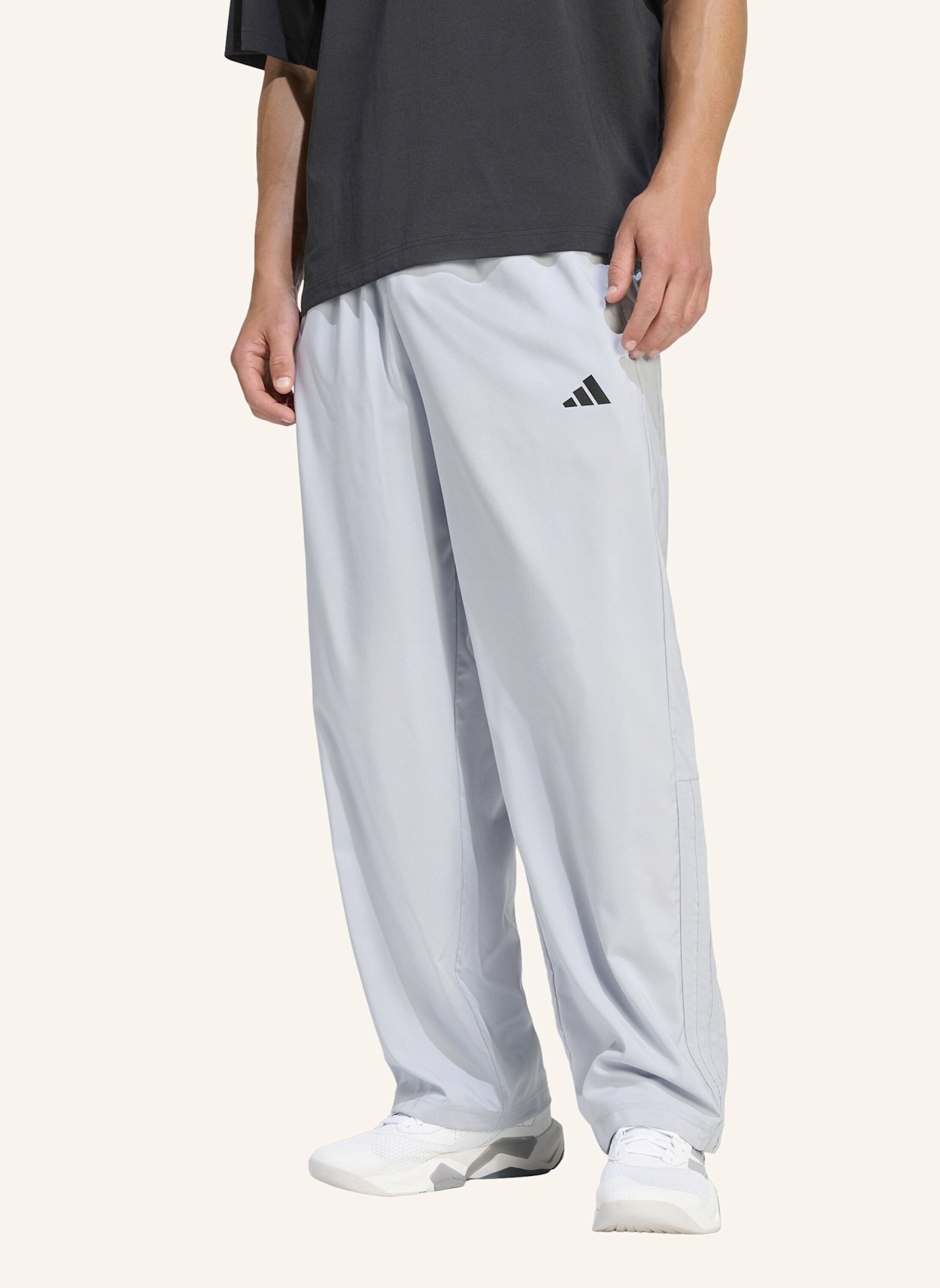 adidas POWER ESSENTIALS WORKOUT HOSE: GRAU