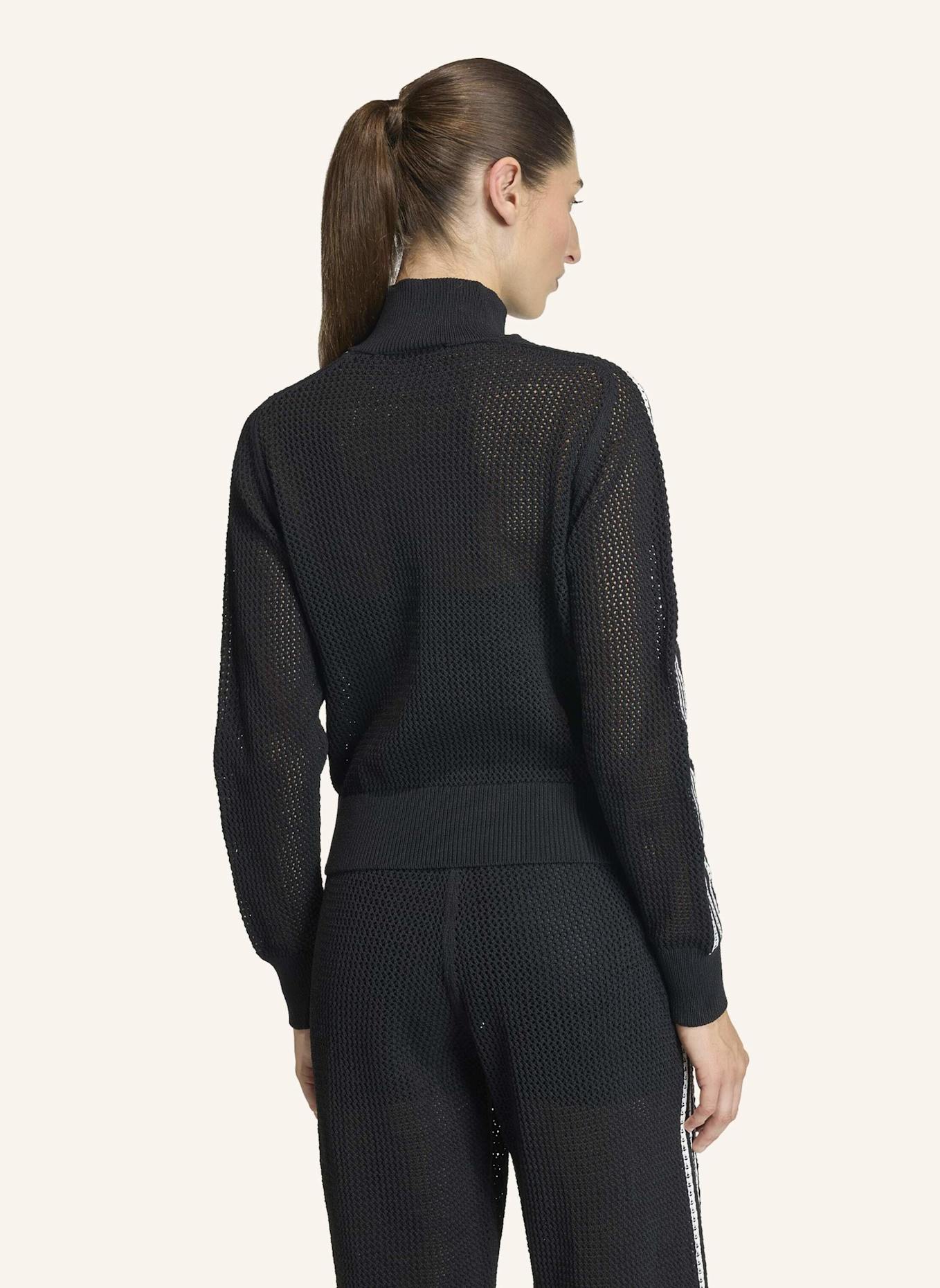 adidas Originals KNITTED CROCHET FIREBIRD ORIGINALS JACKE: SCHWARZ