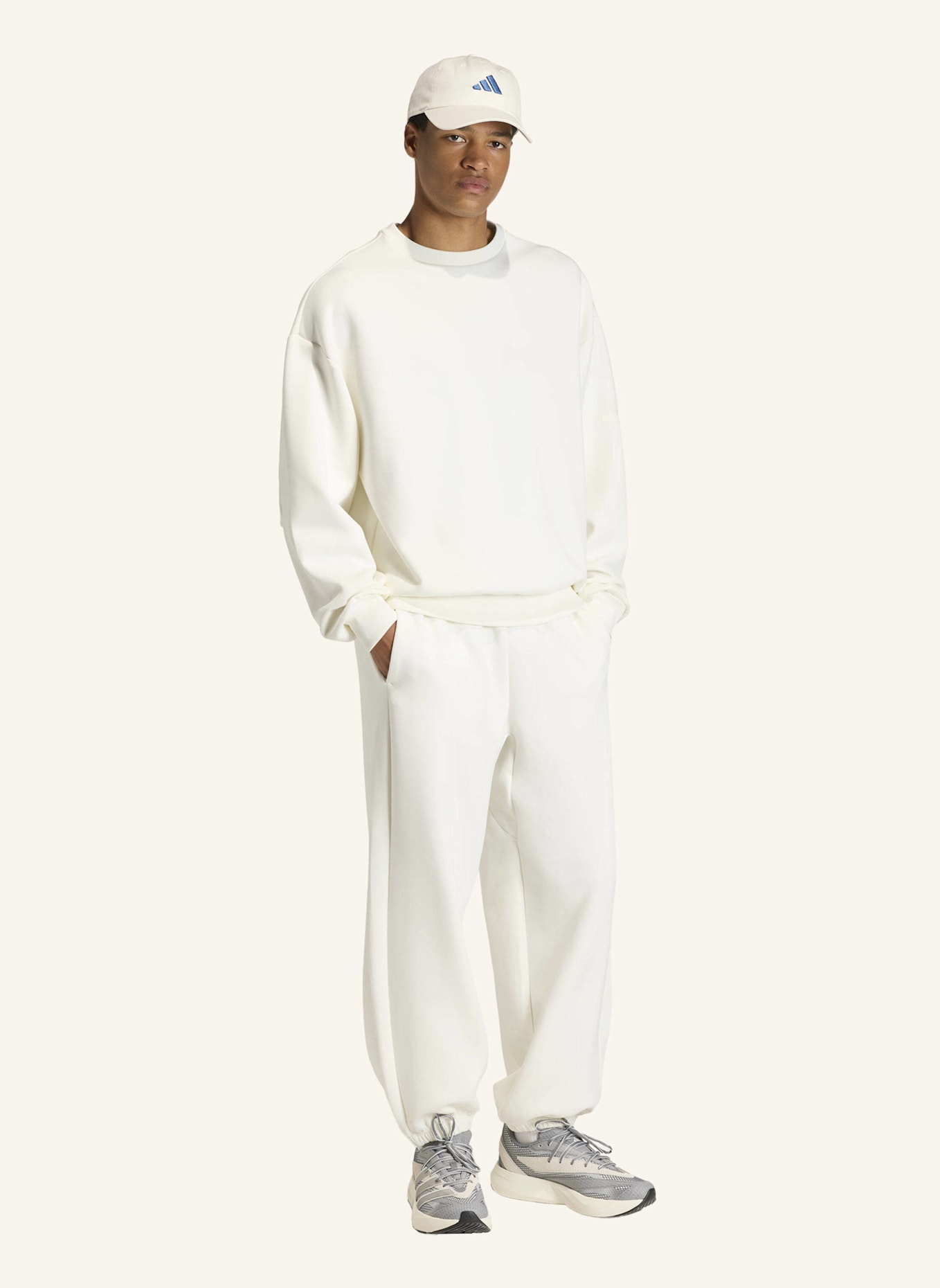 adidas SOFT LUX SWEATSHIRT: WEISS