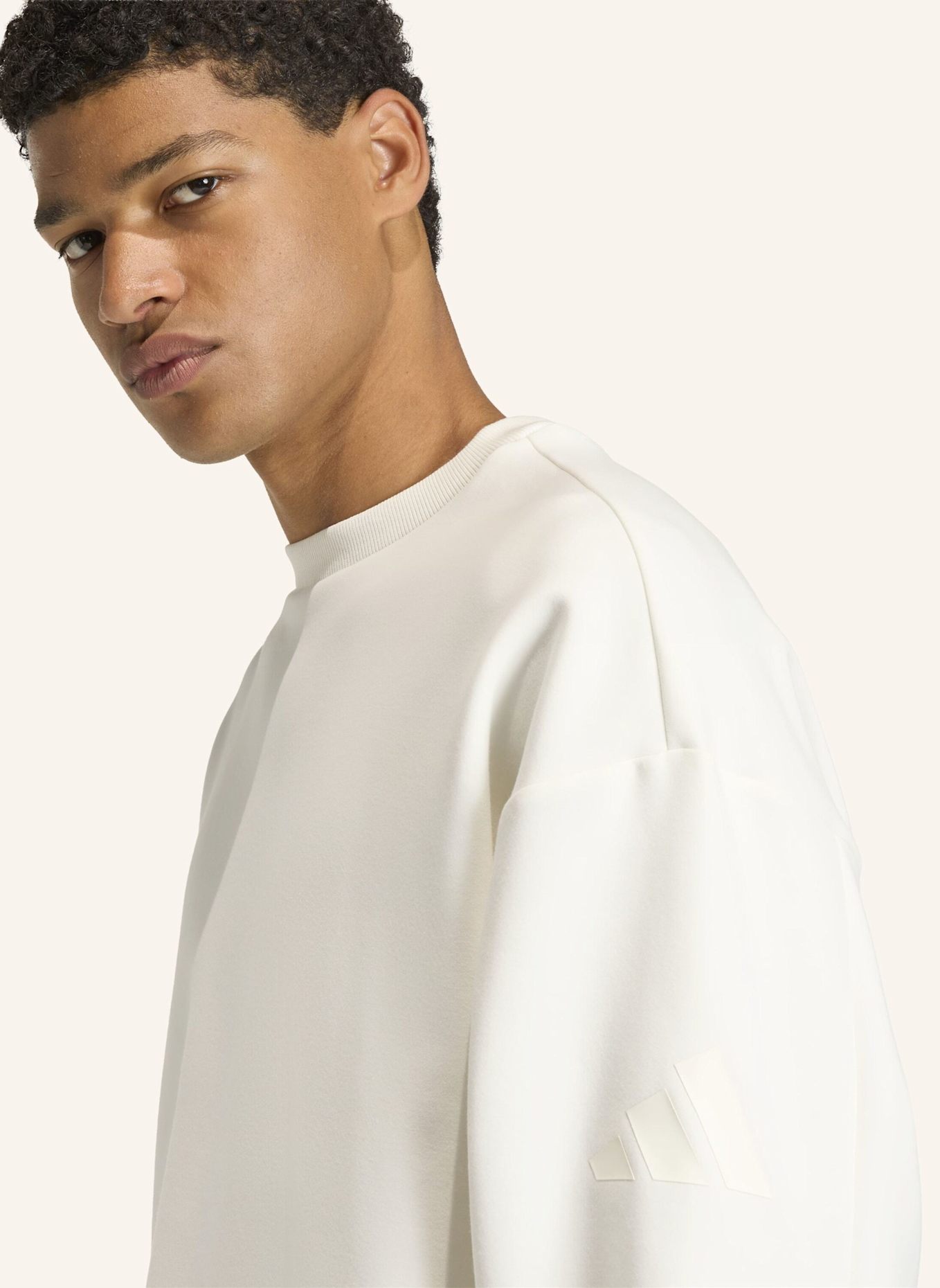 adidas SOFT LUX SWEATSHIRT: WEISS