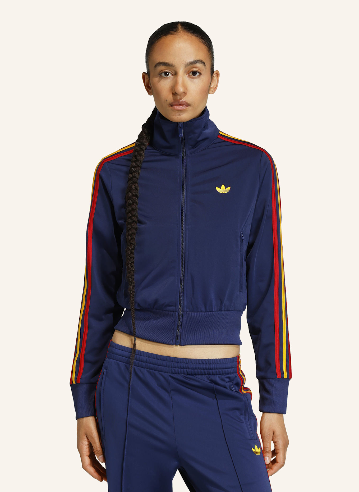 adidas Originals Trainingsjacke FIREBIRD CLASSIC: BLAU/ ROT/ GELB