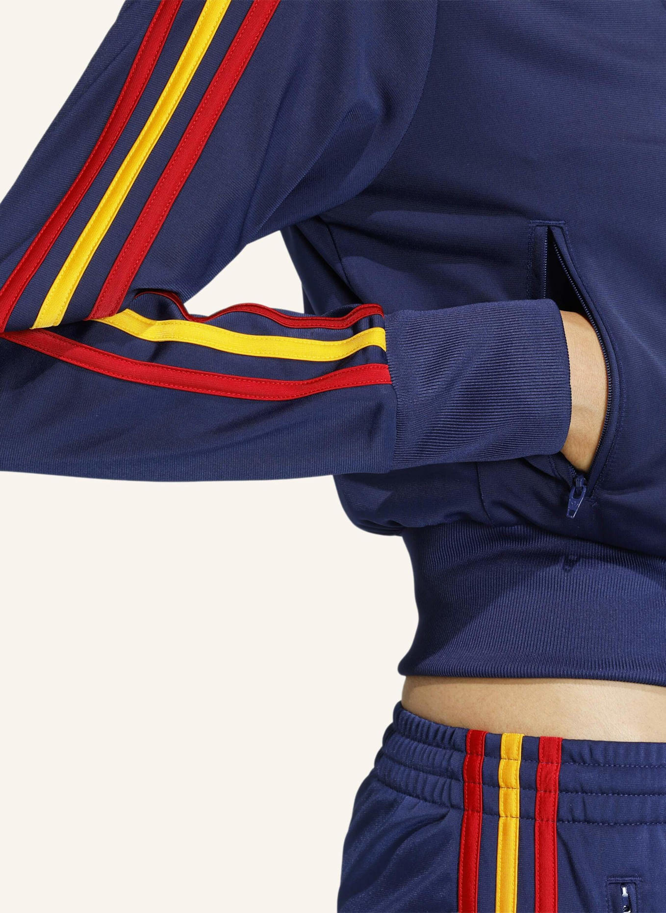 adidas Originals Trainingsjacke FIREBIRD CLASSIC: BLAU/ ROT/ GELB