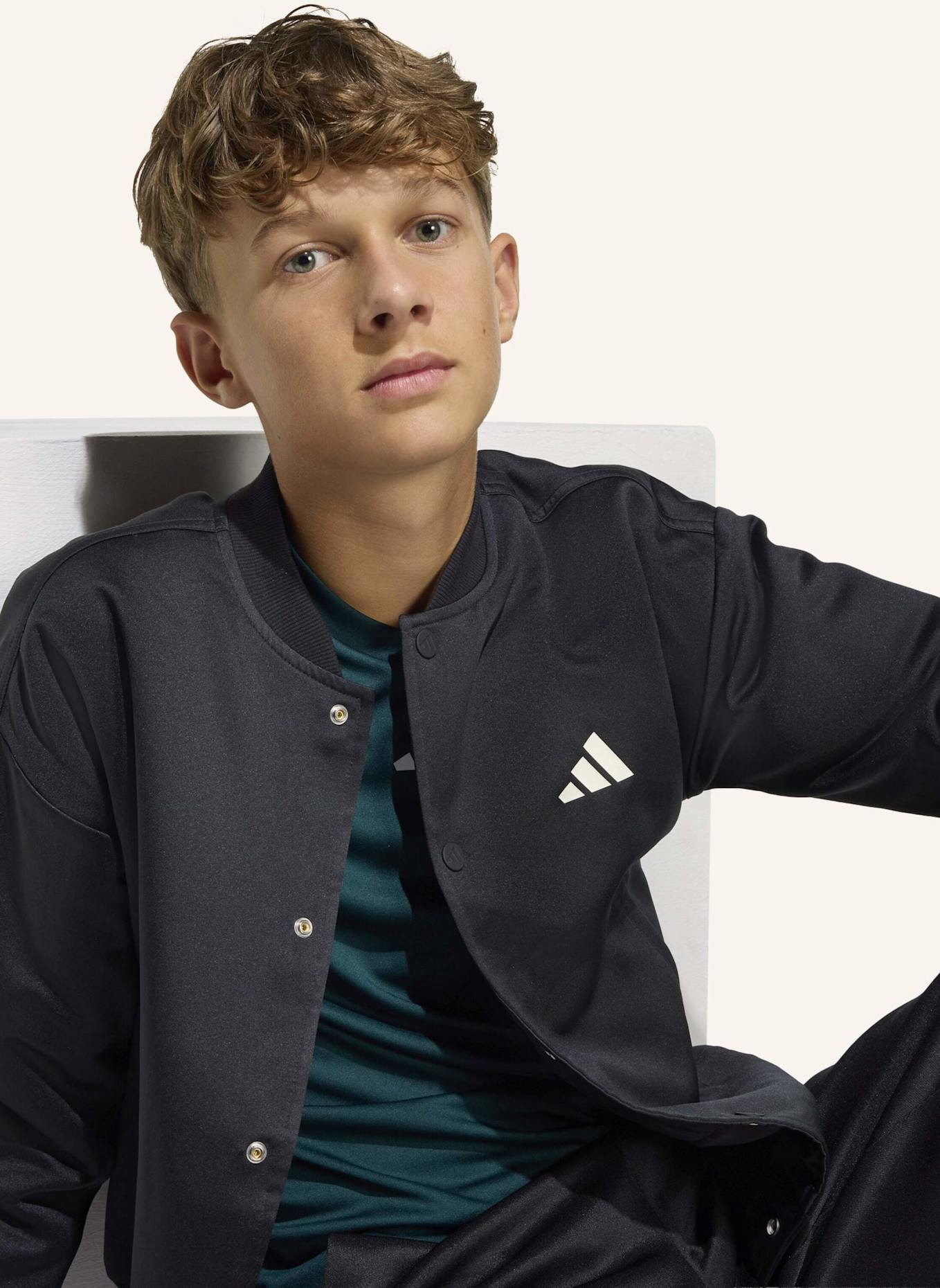 adidas STADION-BOMBERJACKE: SCHWARZ