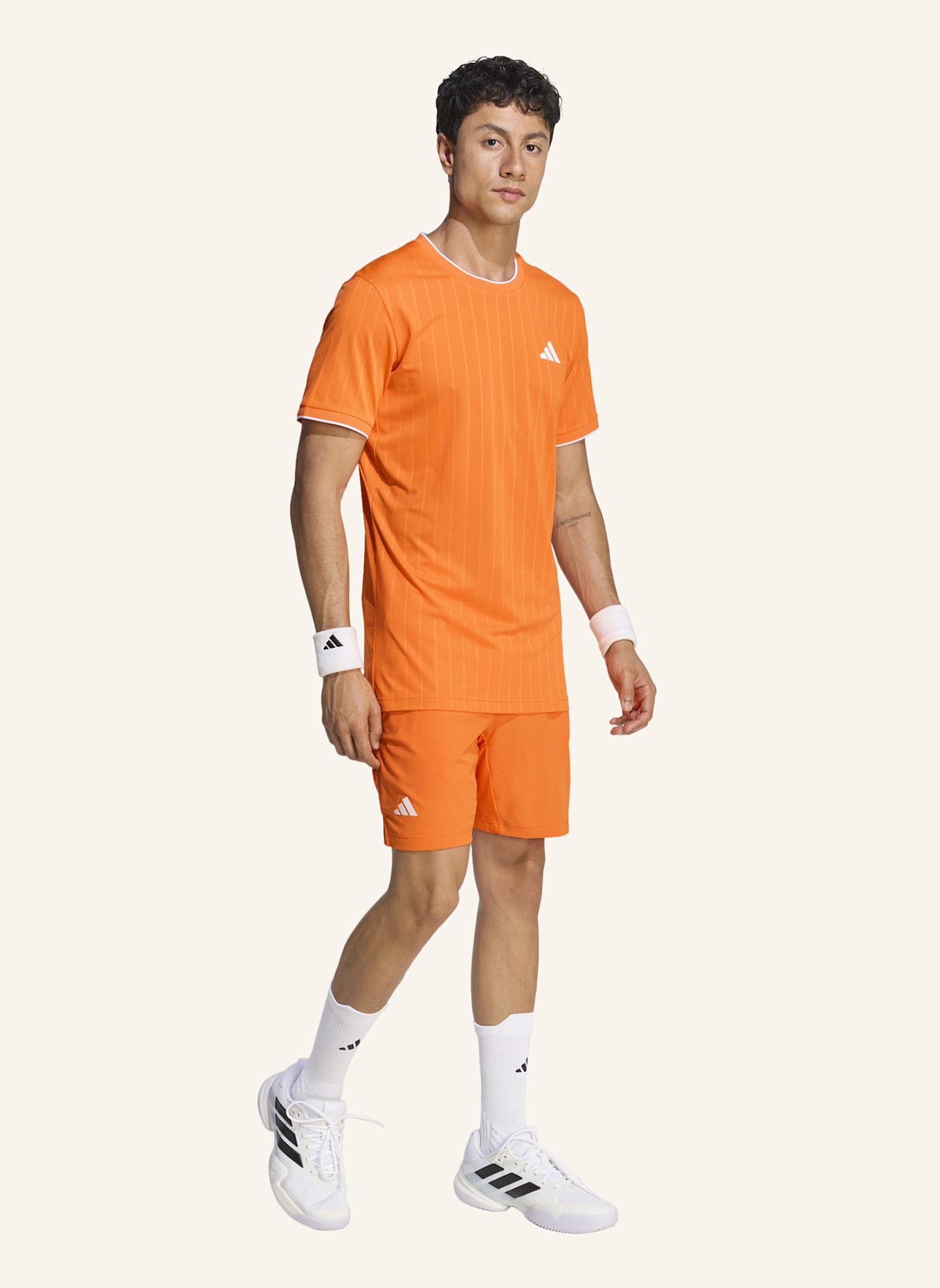 adidas TENNIS CLIMACOOL+ FREELIFT TEE PRO T-SHIRT: ORANGE