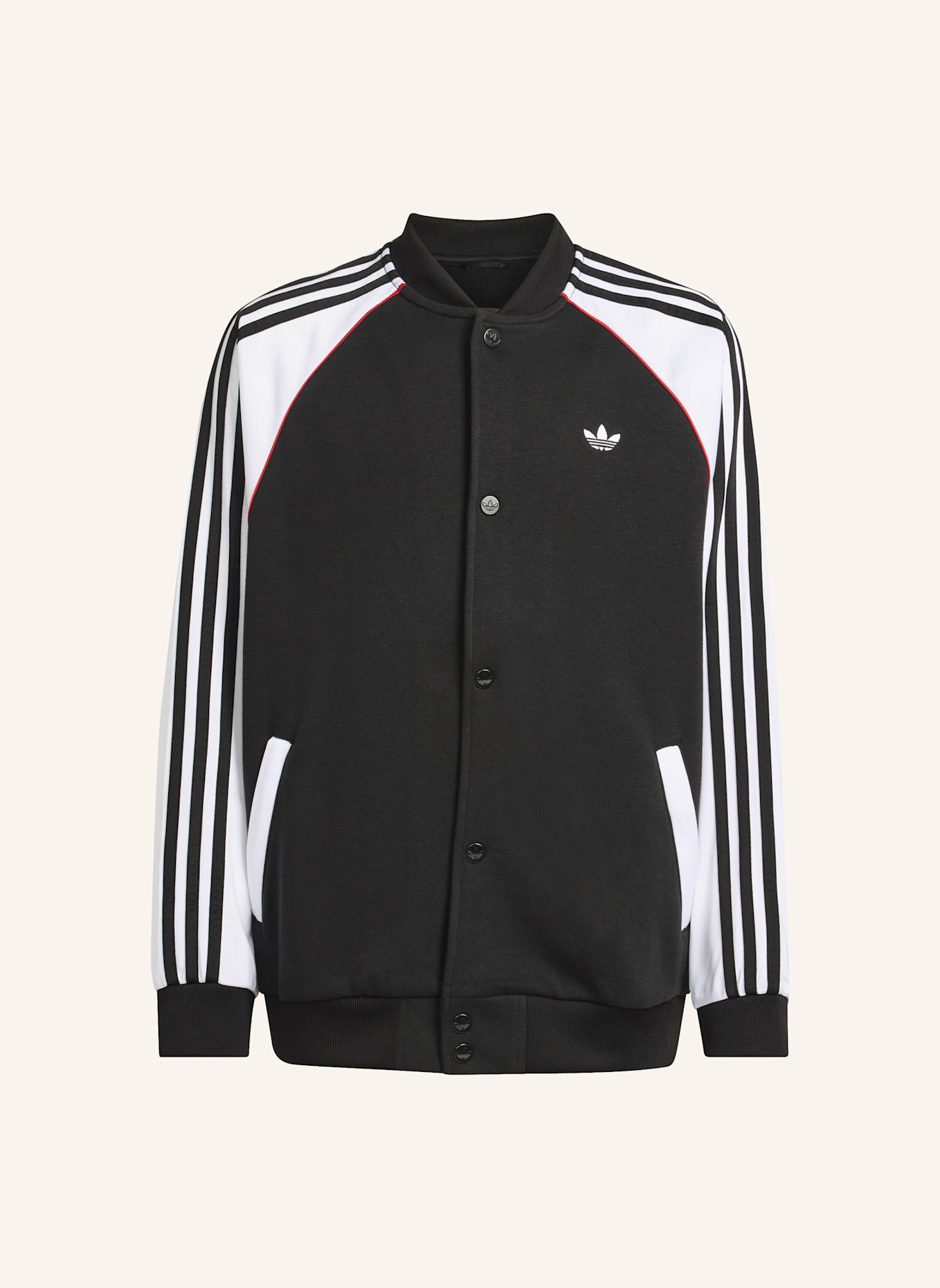 adidas Originals SST LOOSE JACKE: SCHWARZ/ WEISS