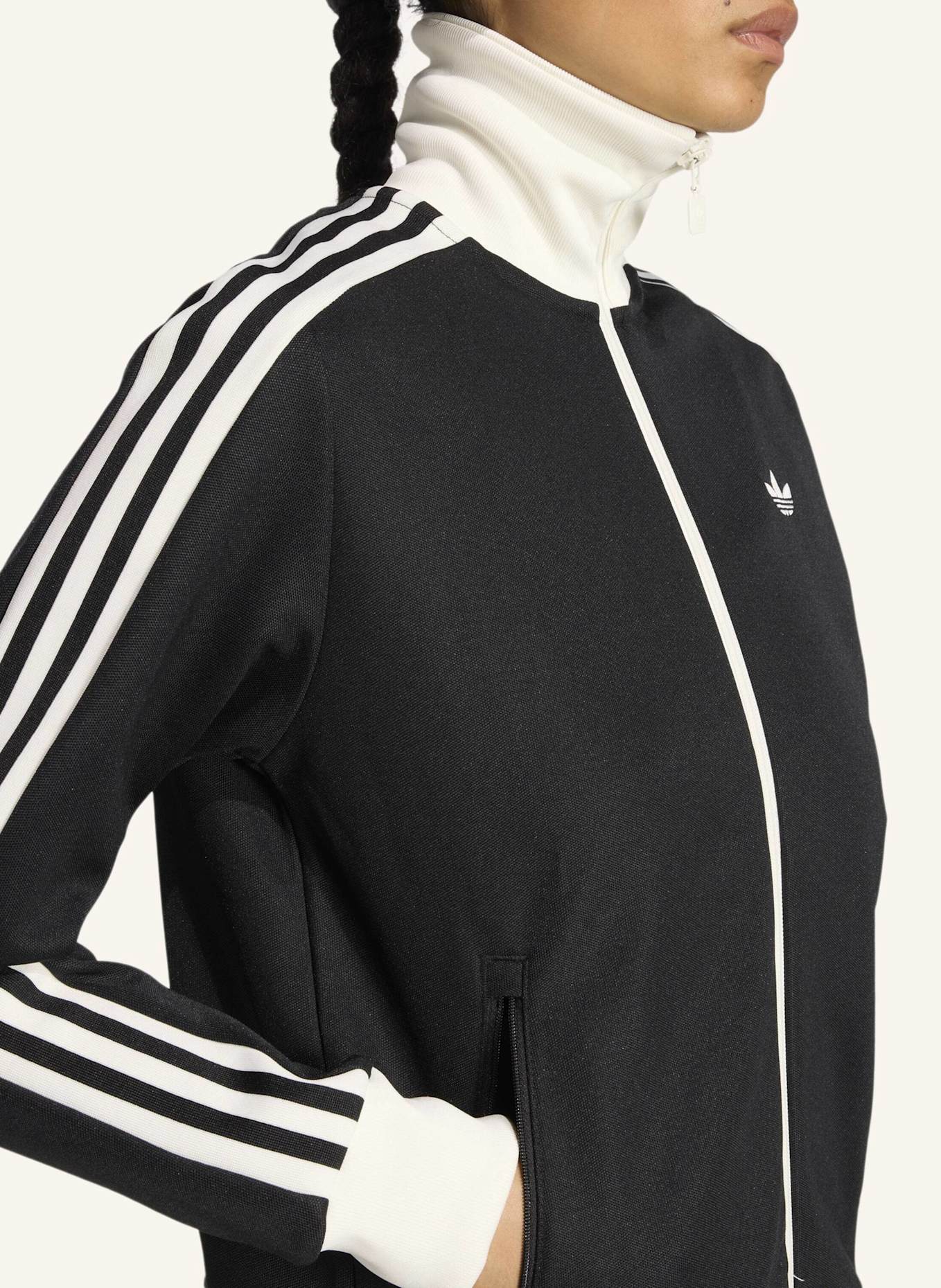 adidas Originals Trainingsjacke CLASSIC TRACK TOP: SCHWARZ/ WEISS