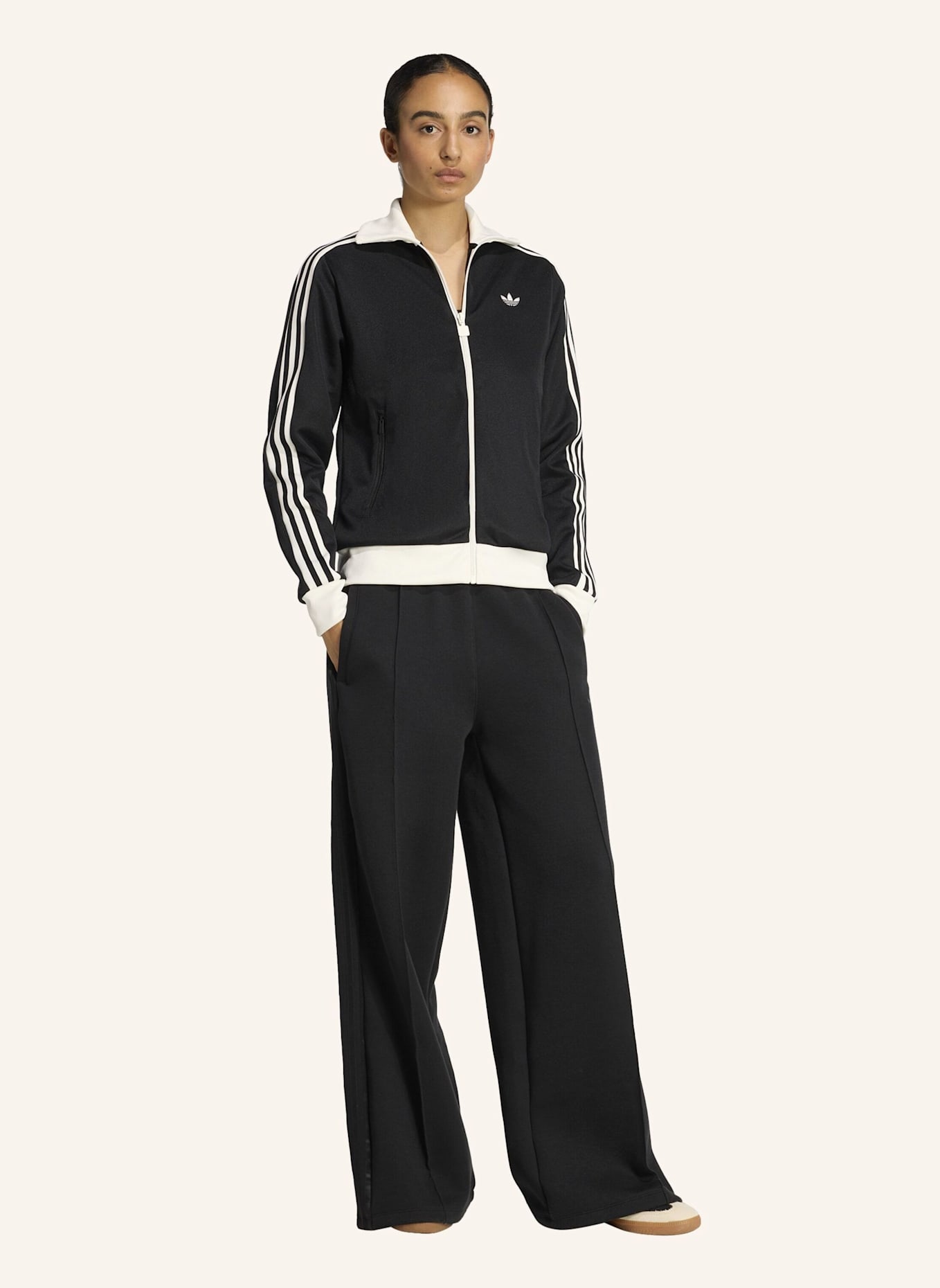 adidas Originals Trainingsjacke CLASSIC TRACK TOP: SCHWARZ/ WEISS