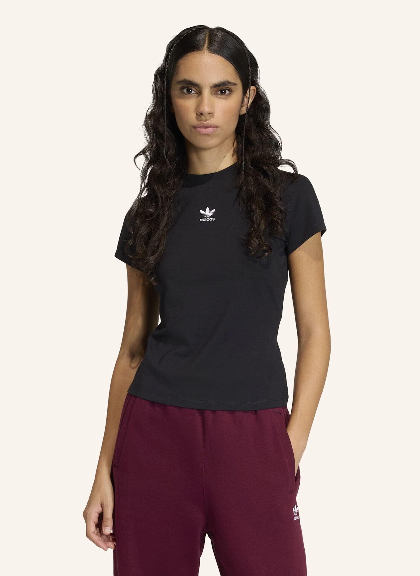 adidas Originals T-Shirt ESSENTIALS: SCHWARZ