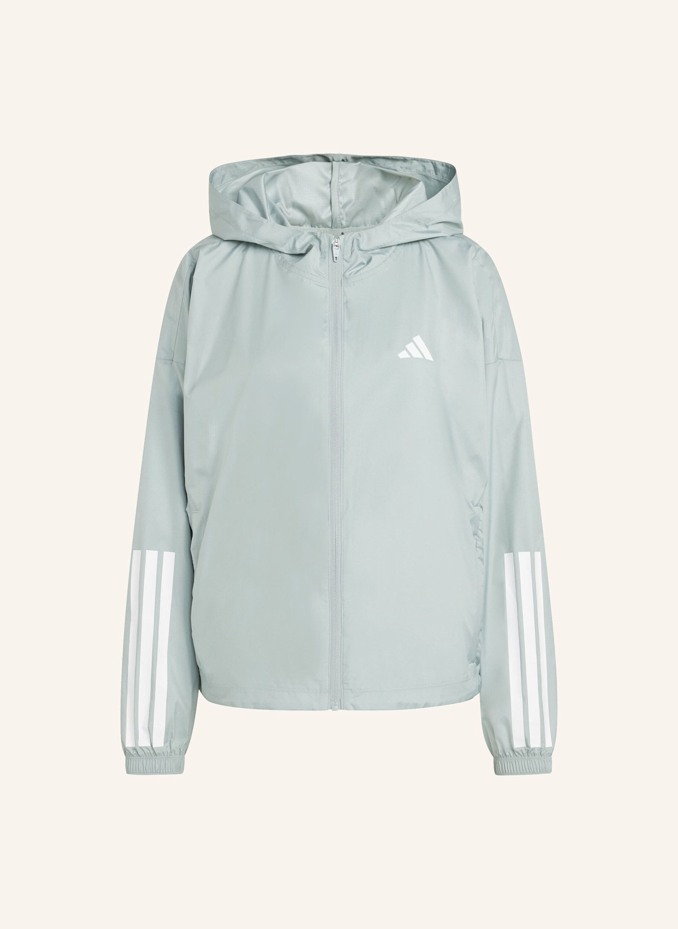 adidas HYPERGLAM 3-STREIFEN WINDBREAKER: GRÜN