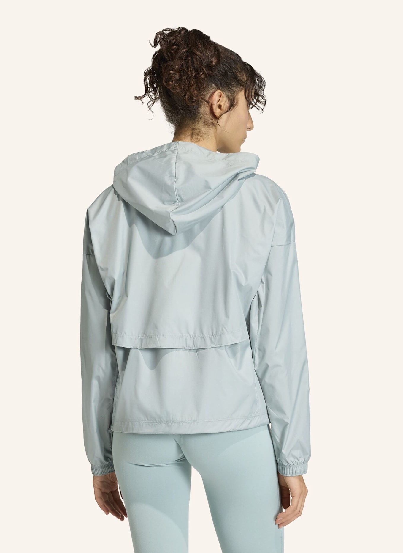 adidas HYPERGLAM 3-STREIFEN WINDBREAKER: GRÜN