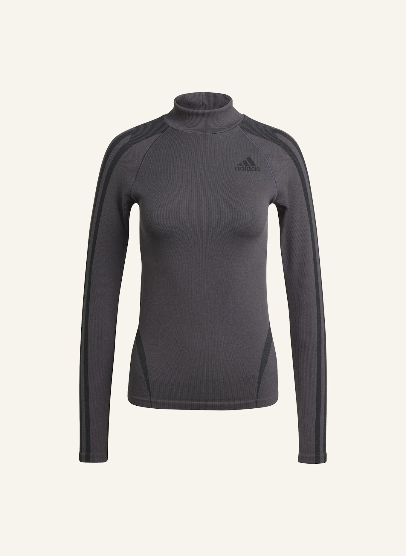 adidas Originals LANGÄRMELIGES SHIRT: SCHWARZ/ GRAU