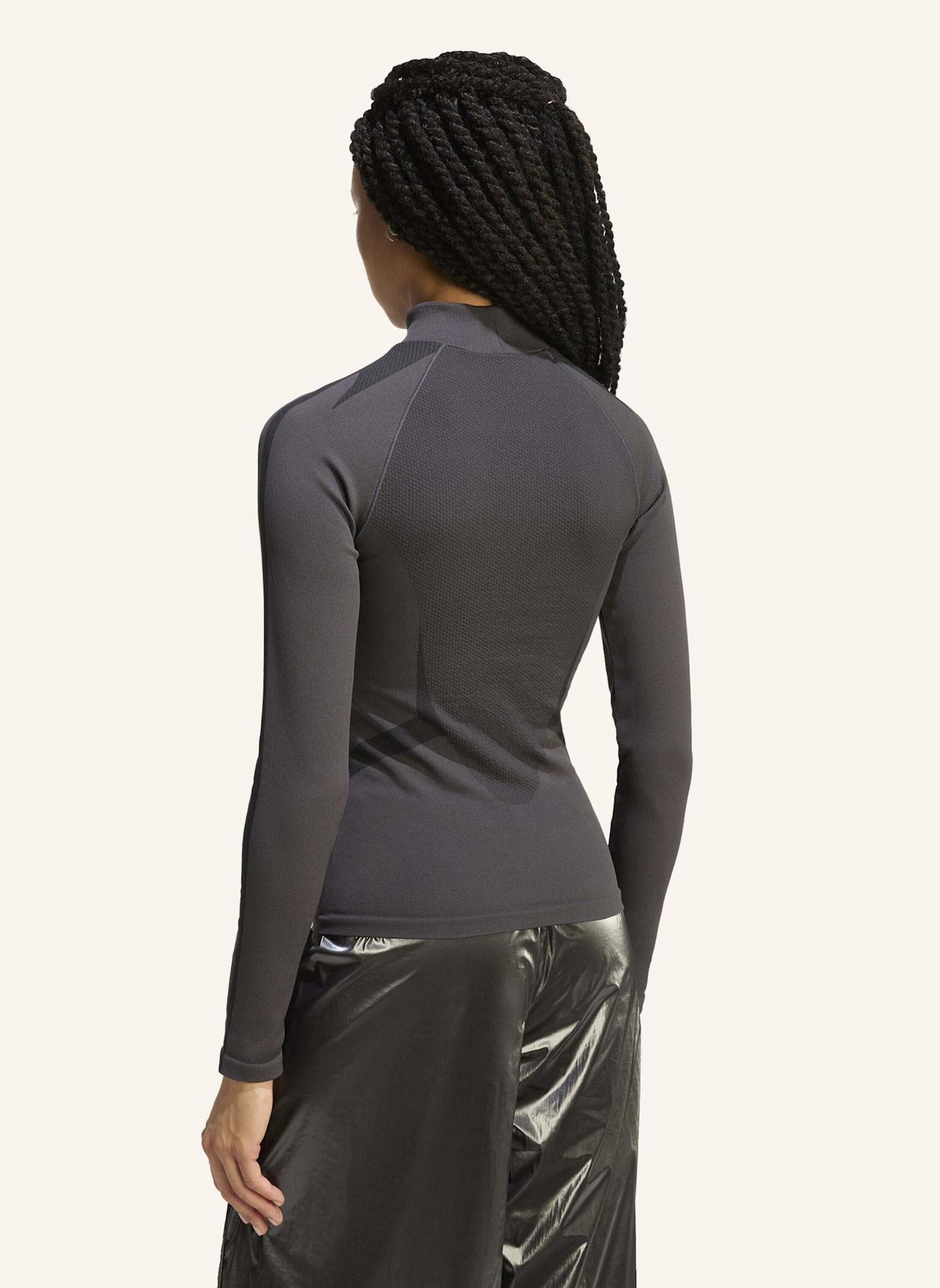 adidas Originals LANGÄRMELIGES SHIRT: SCHWARZ/ GRAU